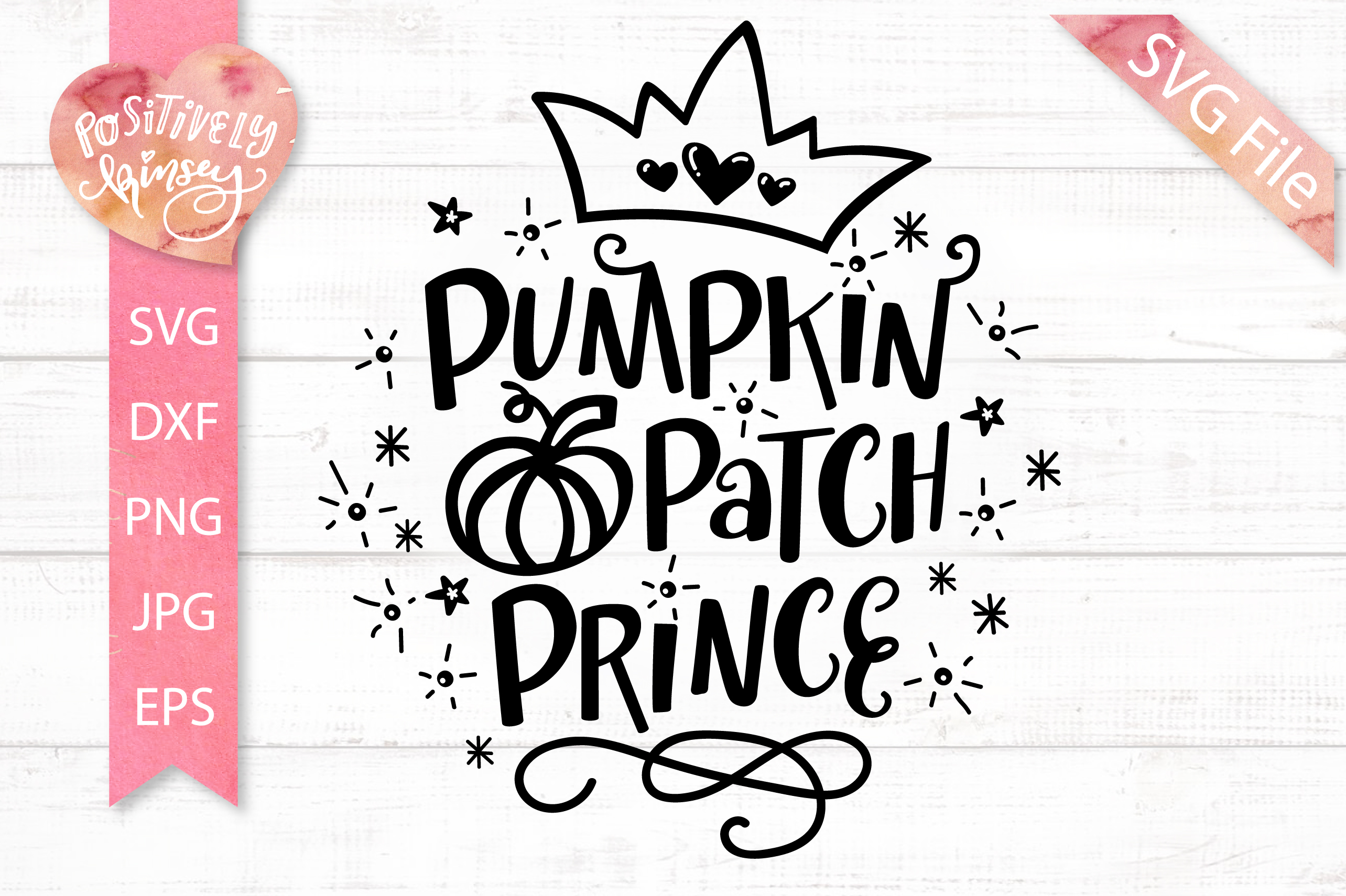 Pumpkin Patch Prince SVG DXF PNG EPS JPG Baby Boy SVG Files