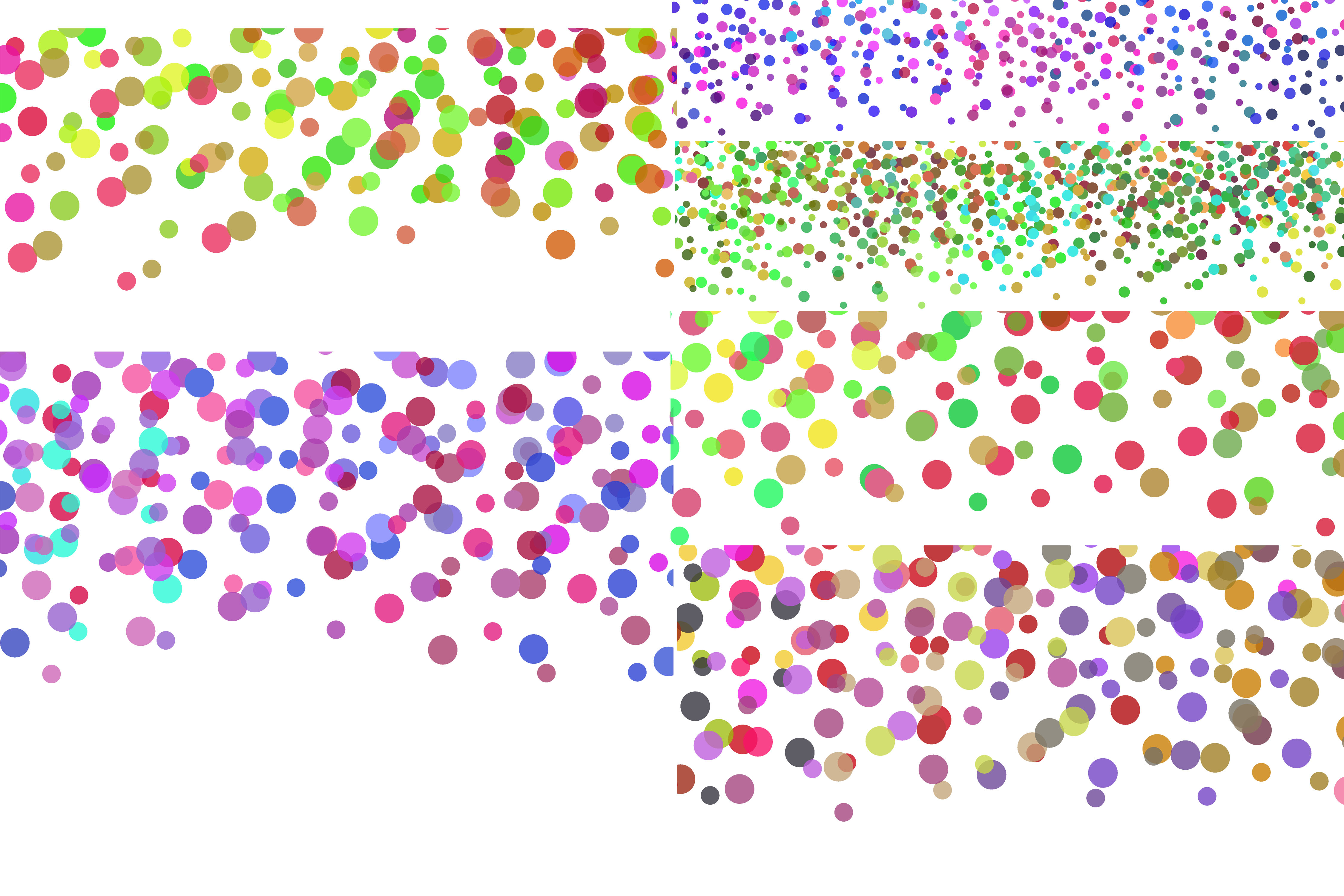 Confetti Borders clipart