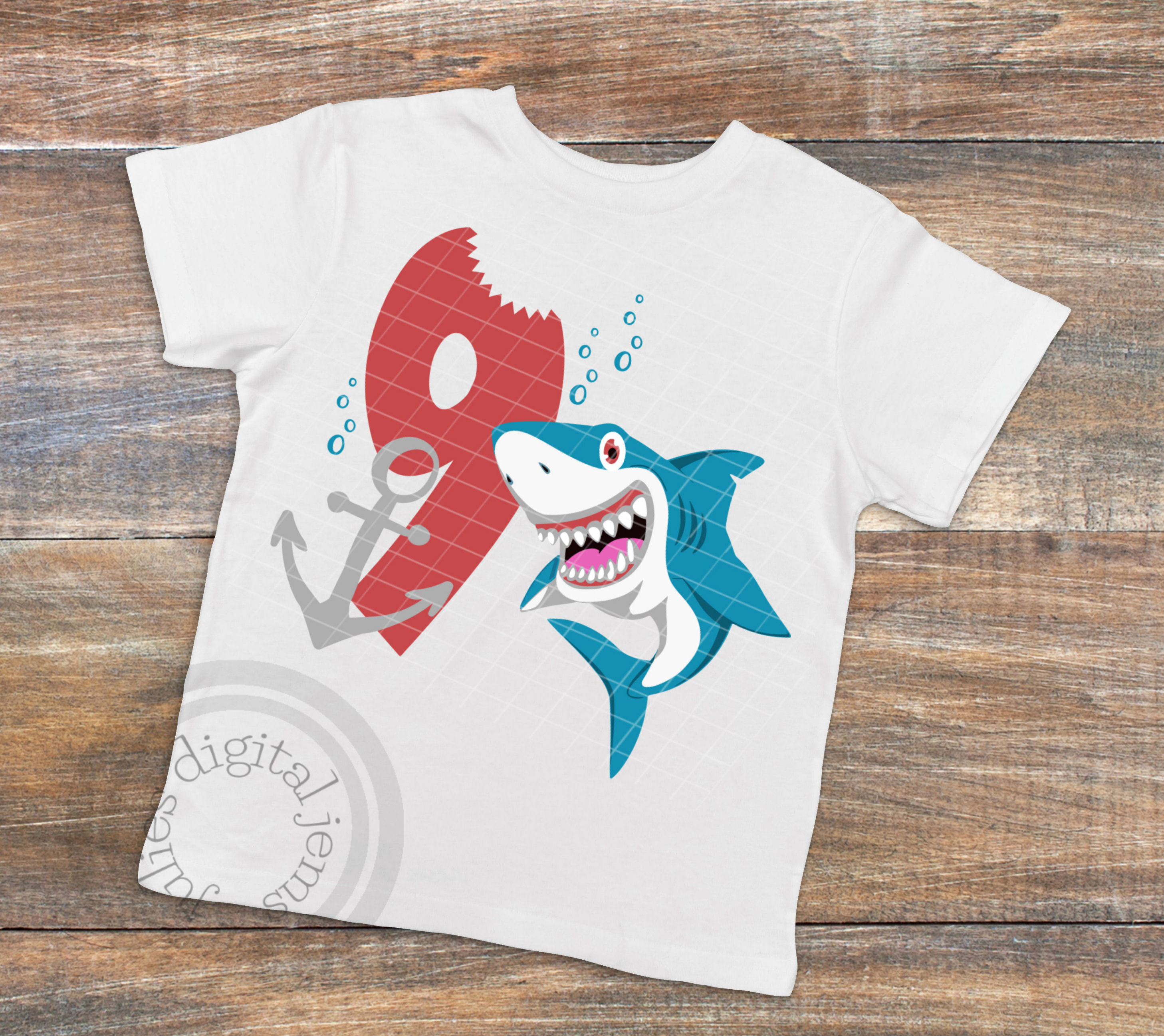 Download Shark birthday shirt, Shark birthday svg, 9th Birthday SVG