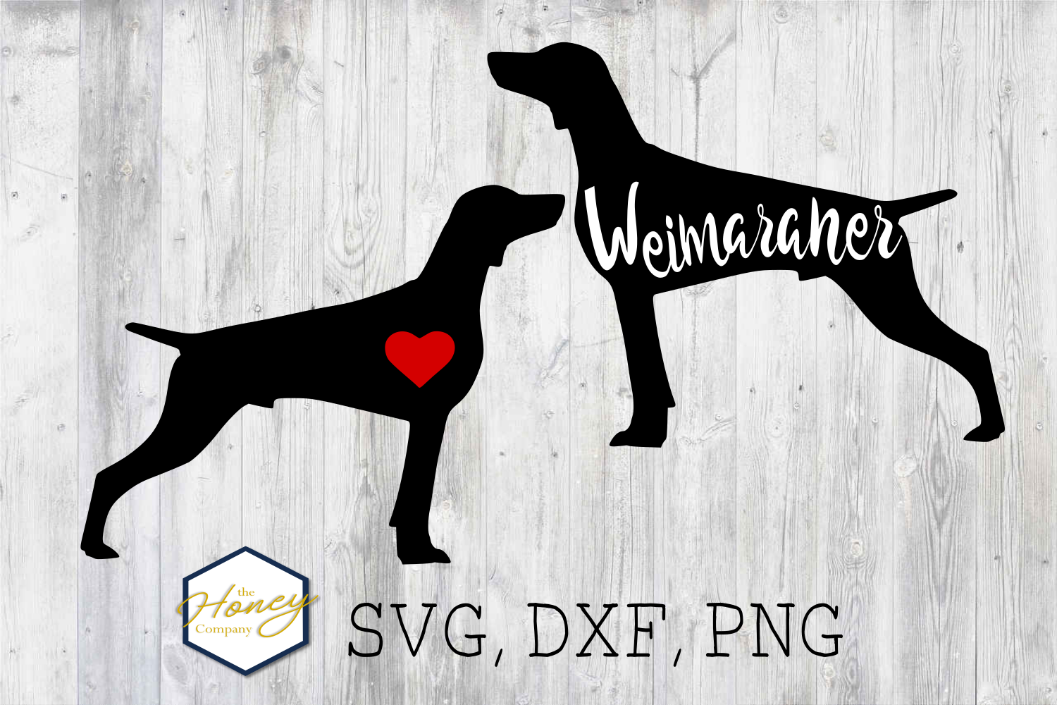 Weimaraner SVG PNG DXF Dog Breed Lover Cut File Clipart (274268) | Cut
