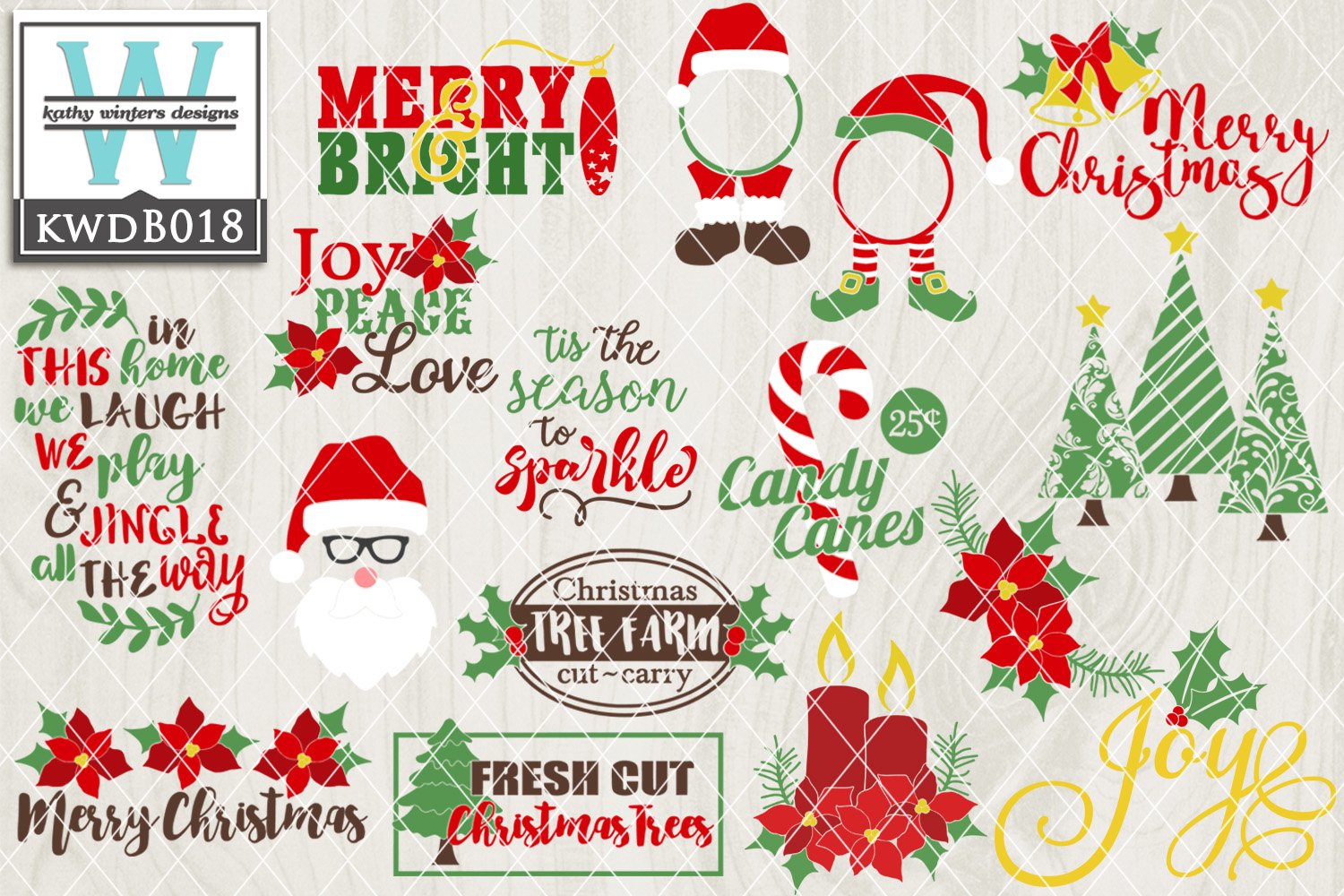 Download BUNDLE Christmas SVG - Christmas Designs KWDB018