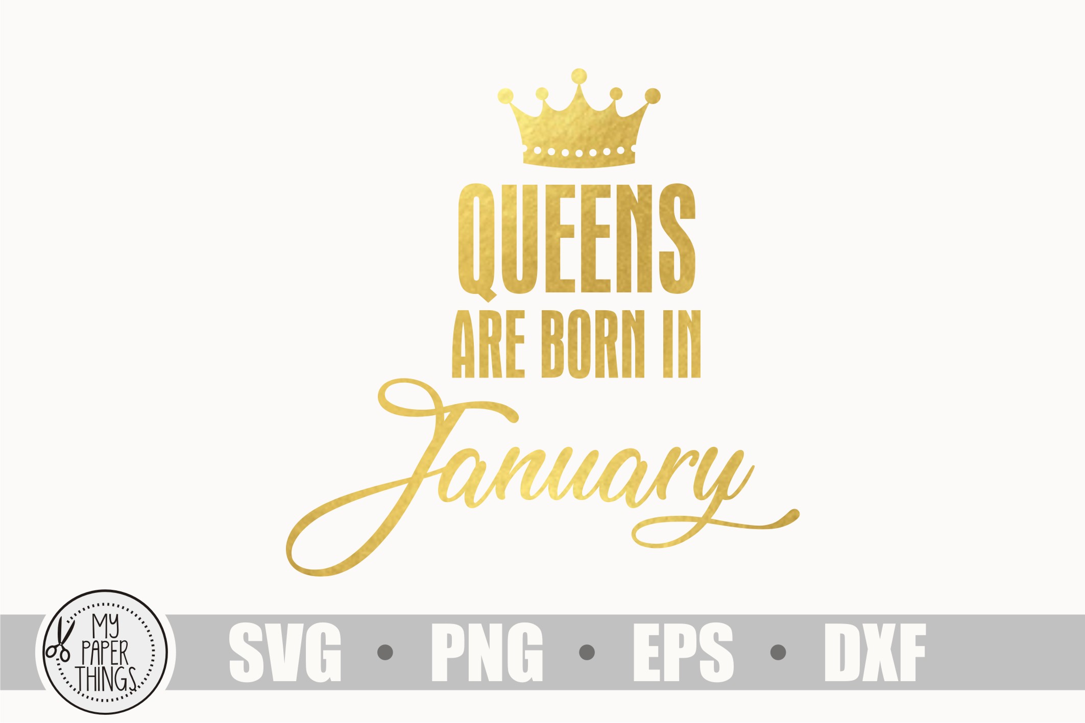 Download Queens are born in January svg, Birthday svg