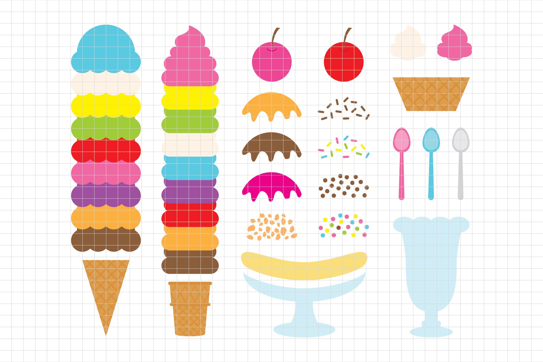Ice Cream MakerDigital Clipart LES.CL14 (20802) Illustrations