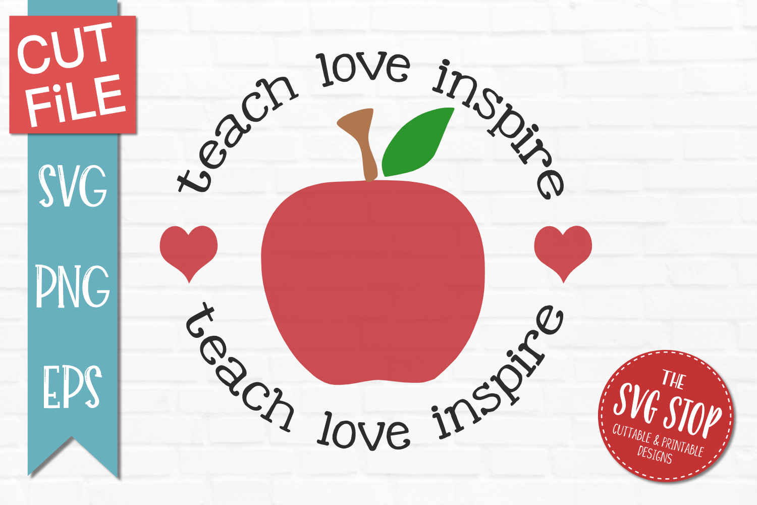 Download Teach Love Inspire Circle-SVG, PNG, EPS (332890) | SVGs ...