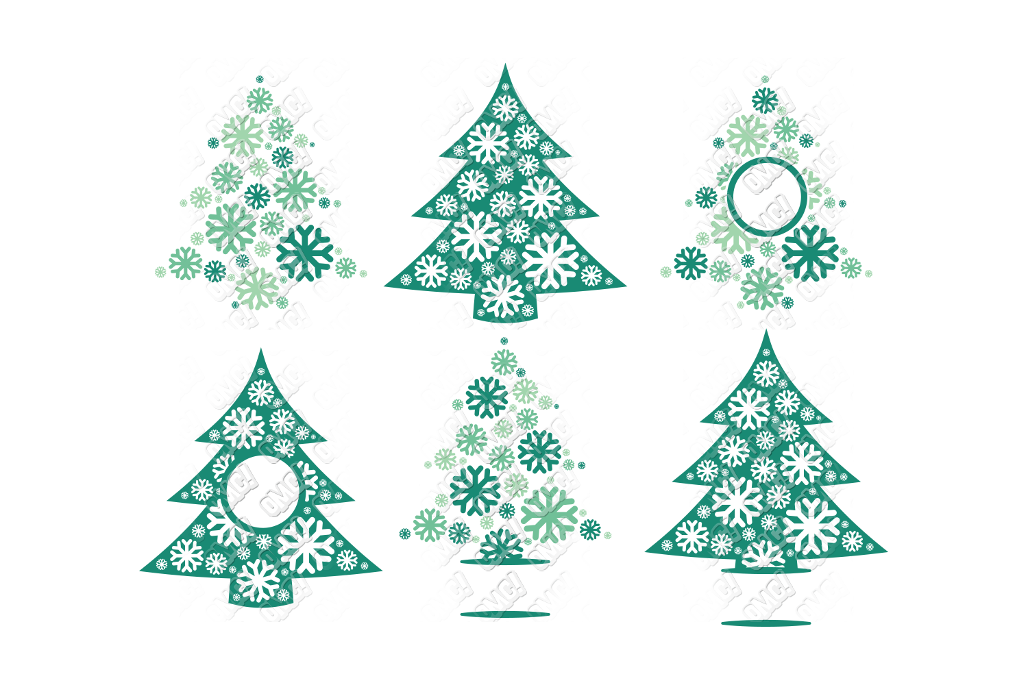 Download Snowflake SVG Bundle Monogram in SVG, DXF, PNG, EPS, JPEG ...