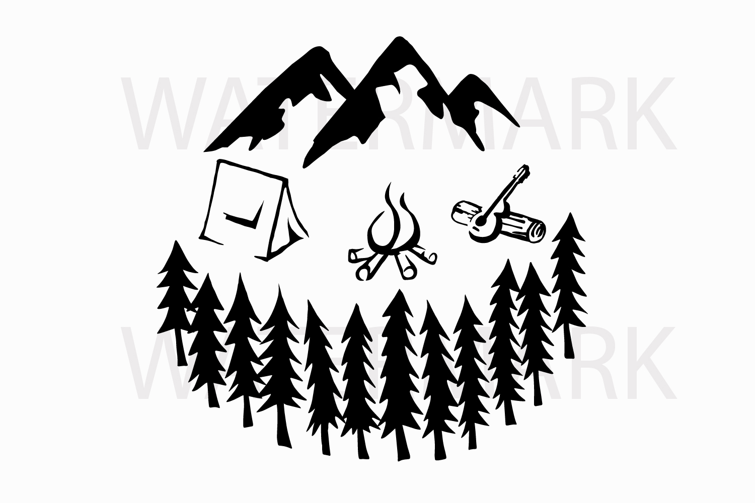Free Free 99 Mountain Drawing Svg SVG PNG EPS DXF File