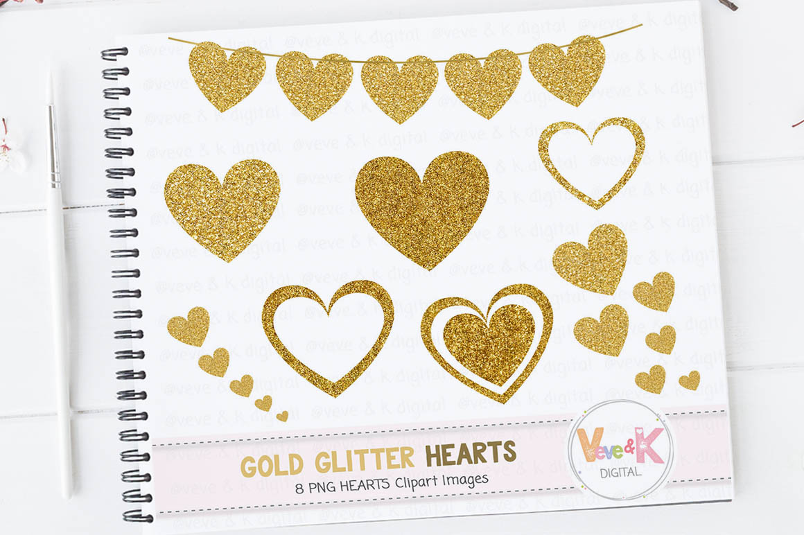 Gold Glitter Hearts Glitter Hearts Gold Hearts Hearts Clipart Gold