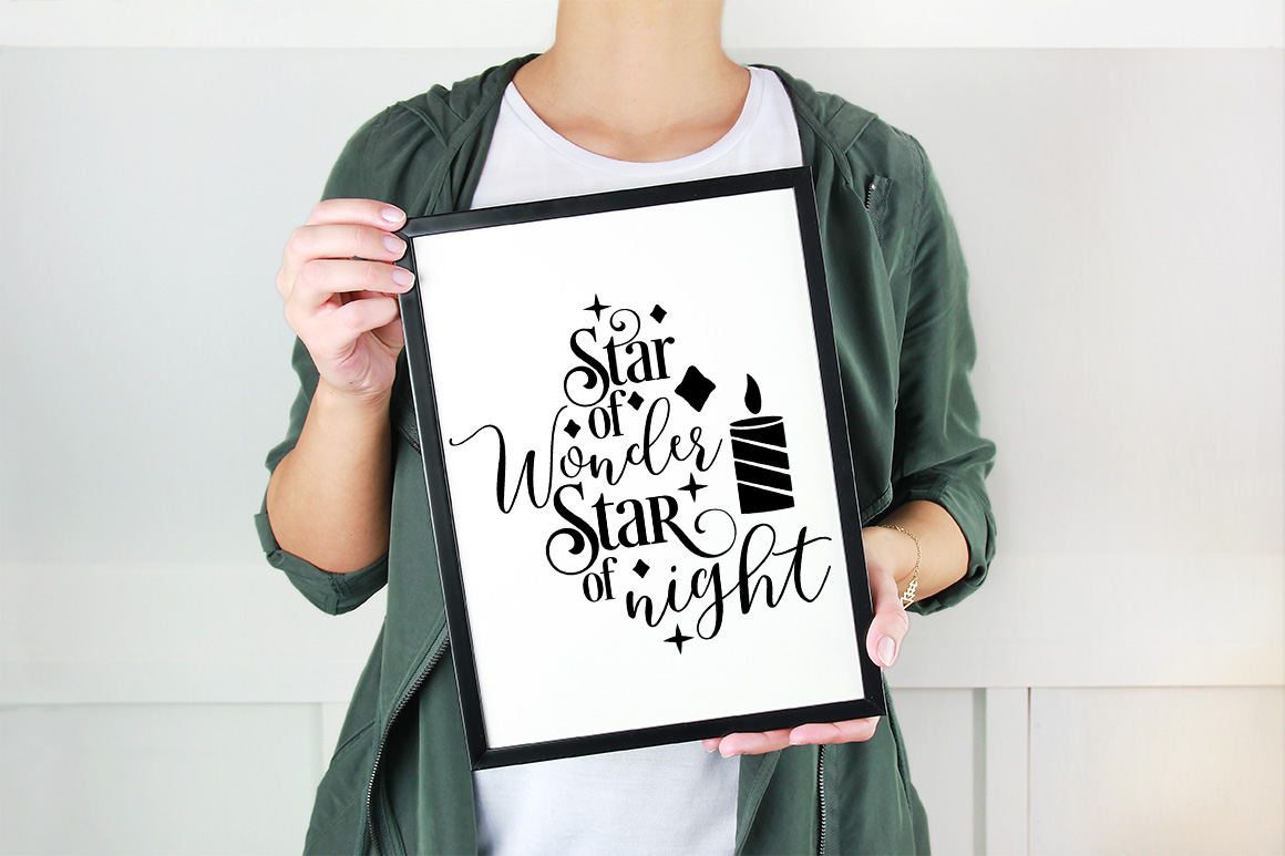 Download Star of wonder star of night SVG Cutting File - Christmas Quotes