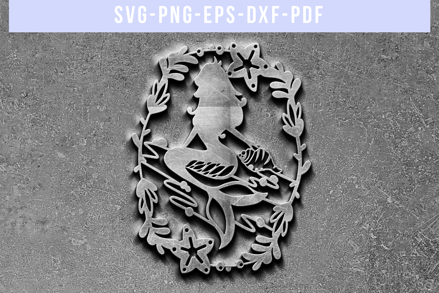 Free Free 172 Mermaid Princess Svg SVG PNG EPS DXF File