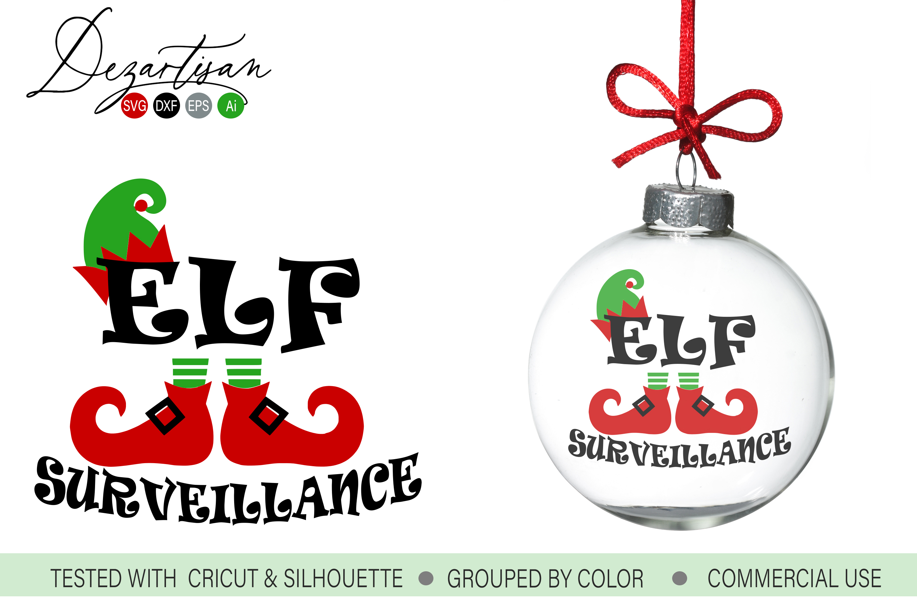 Elf Surveillance SVG DXF cut file