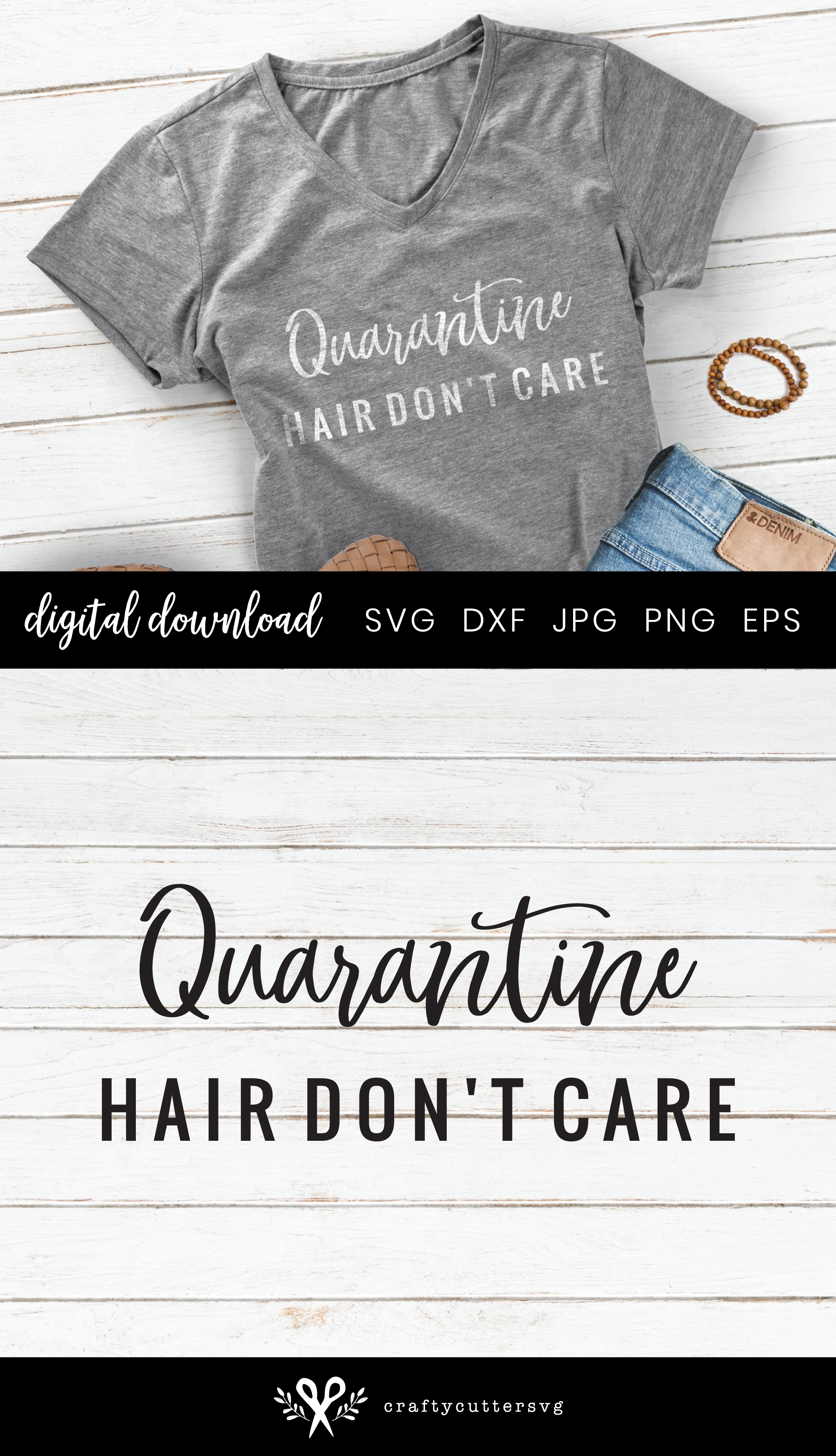 Download Quarantine Hair don't Care Svg, Quarantine T-Shirt Design