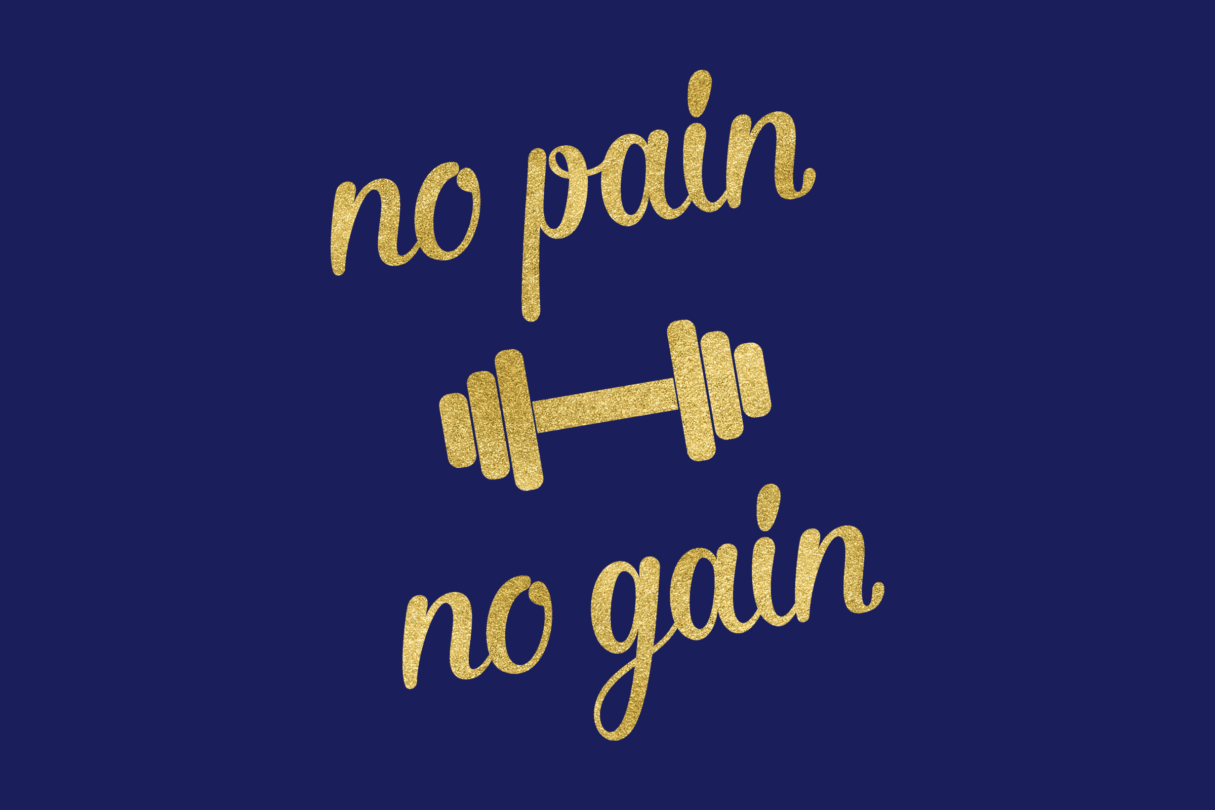 No pain no gain обои