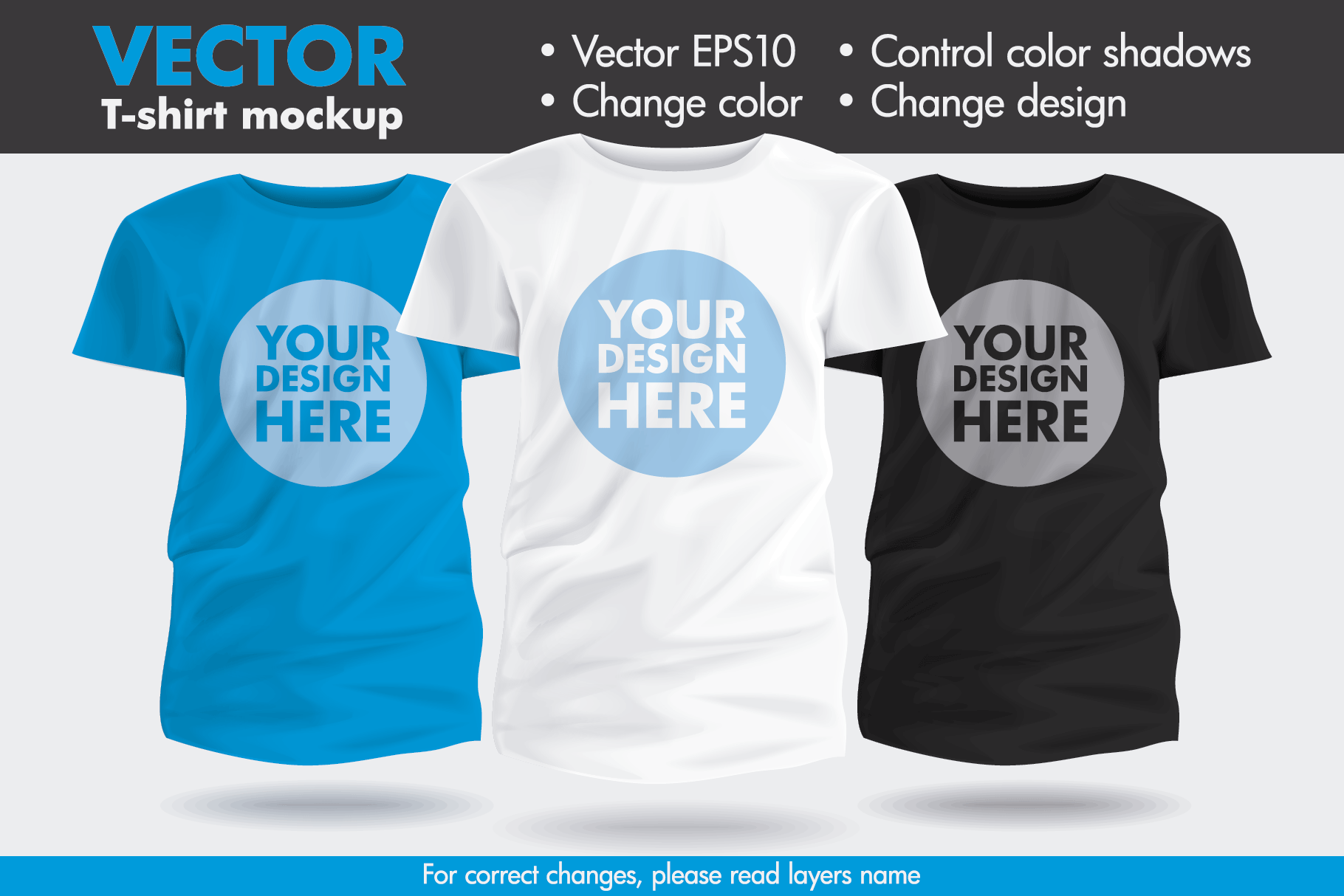 Vector T-shirt Mock-up Mockup Template Pattern