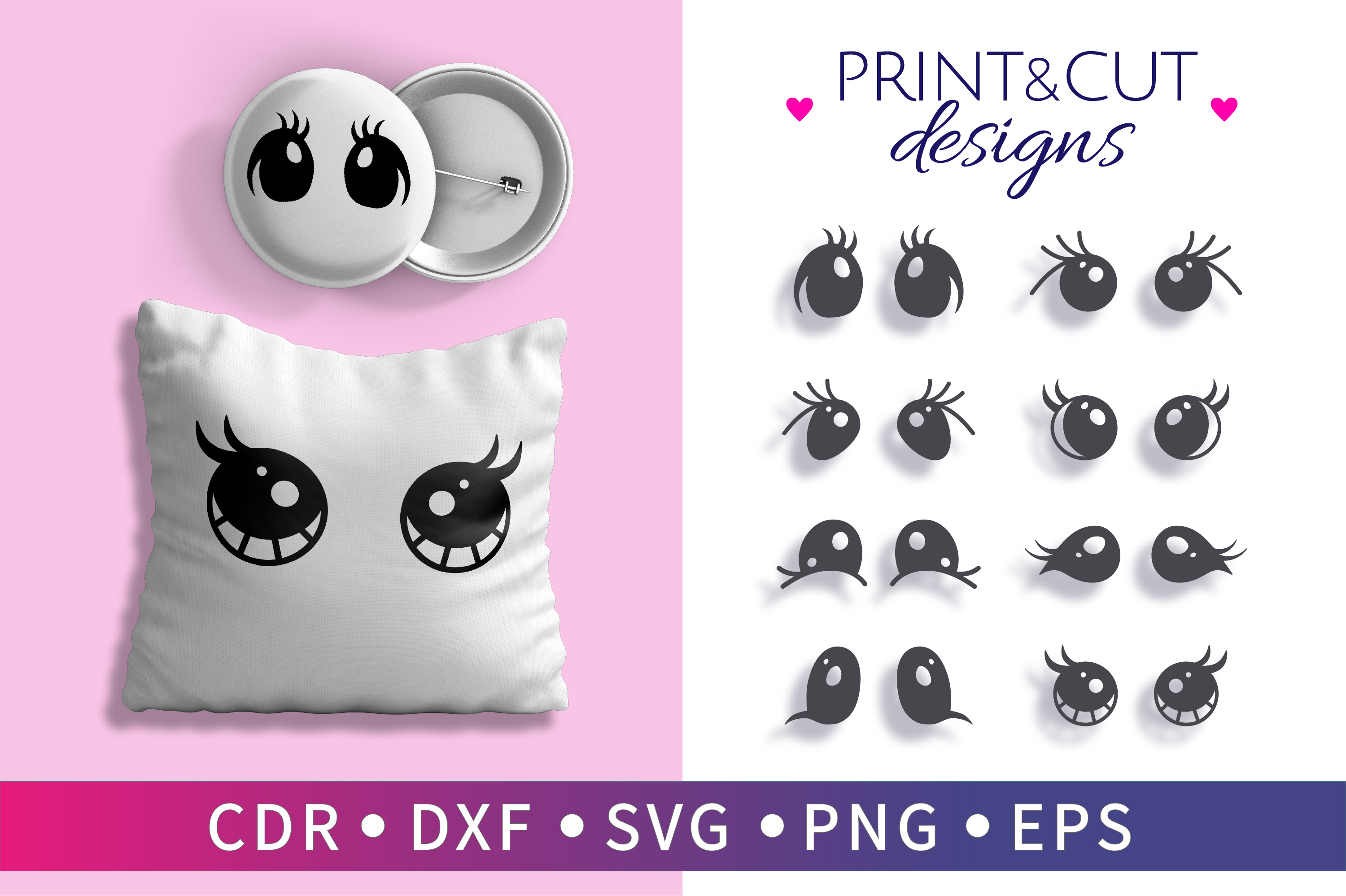 8 Clipart eye vector, Eyelashes unicorn eyes SVG, Print eye (455511