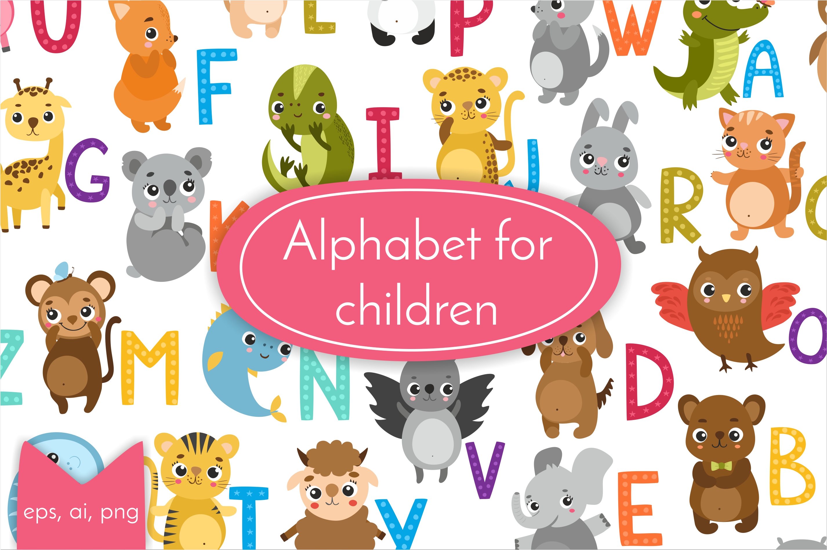 Download Alphabet animals for kids