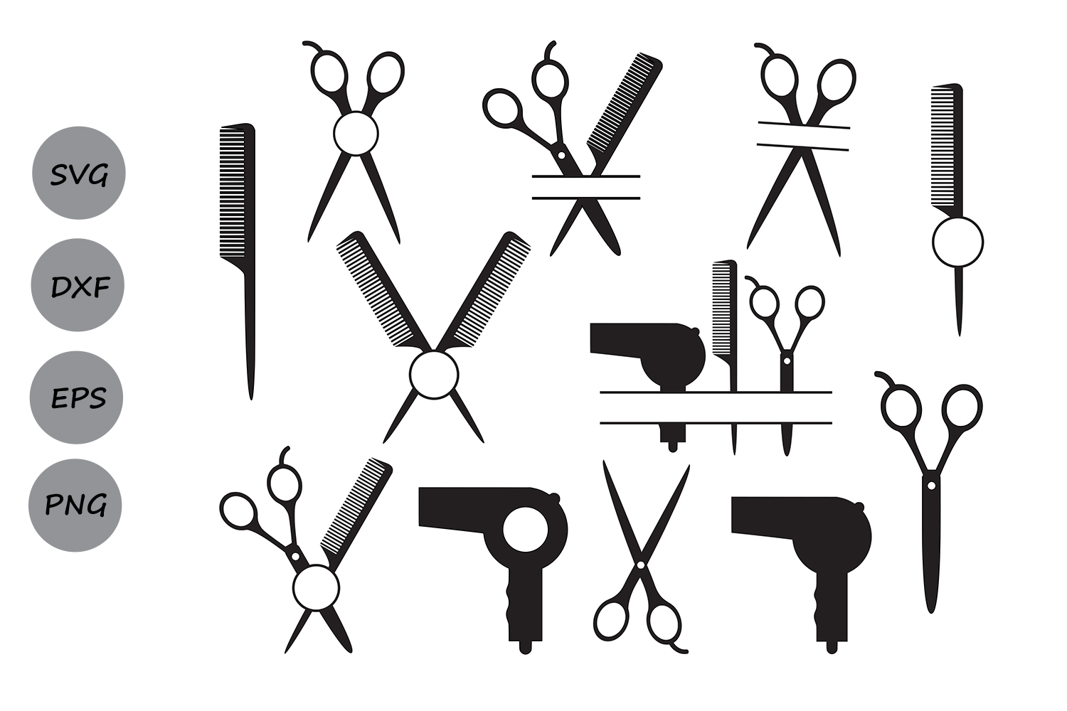 Hairdresser SVG Cut Files, Hairstylist SVG, Hairdresser ... for Cricut.