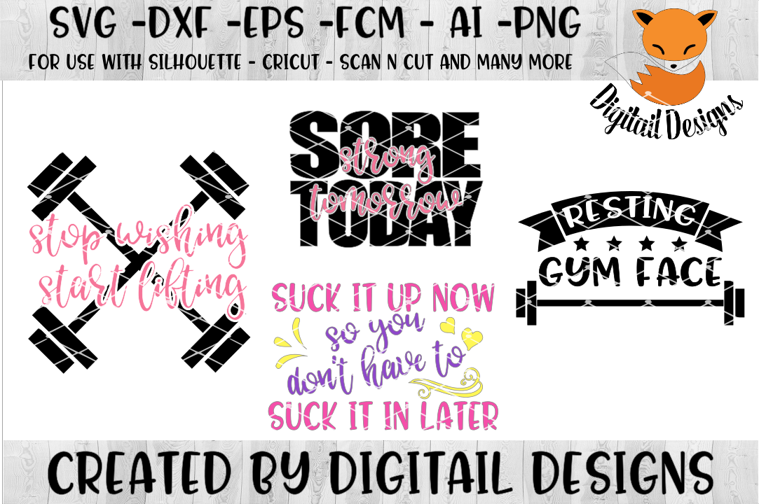 Download Fitness SVG - png - eps - dxf - ai - fcm - Workout SVG ...