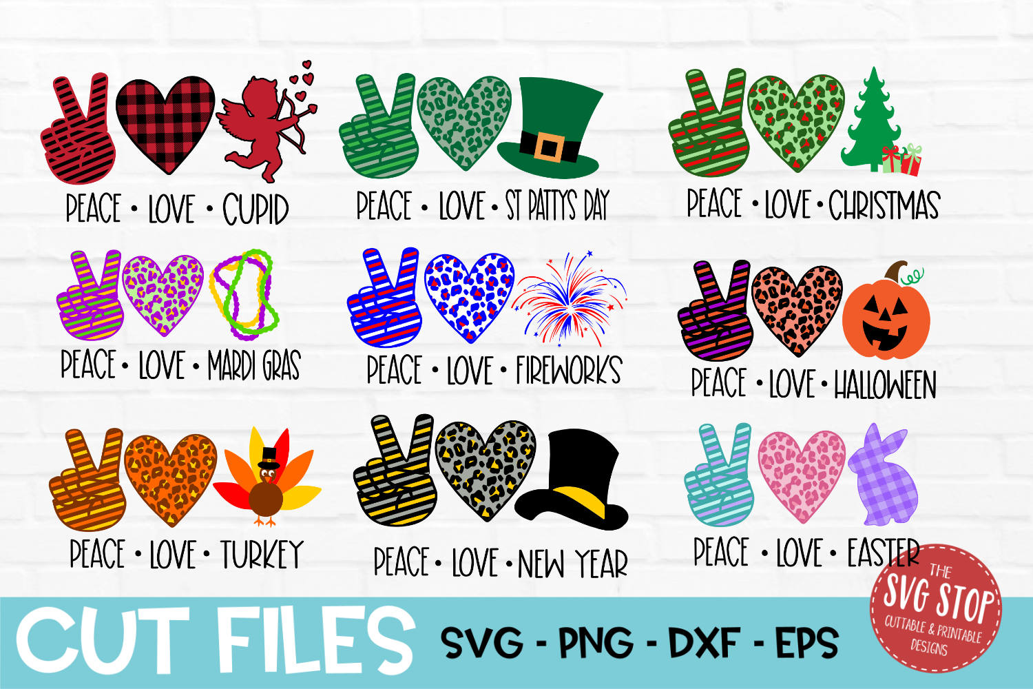 Free Svg Peace Love Cure Sublimation Designs - Download Free SVG Cut File