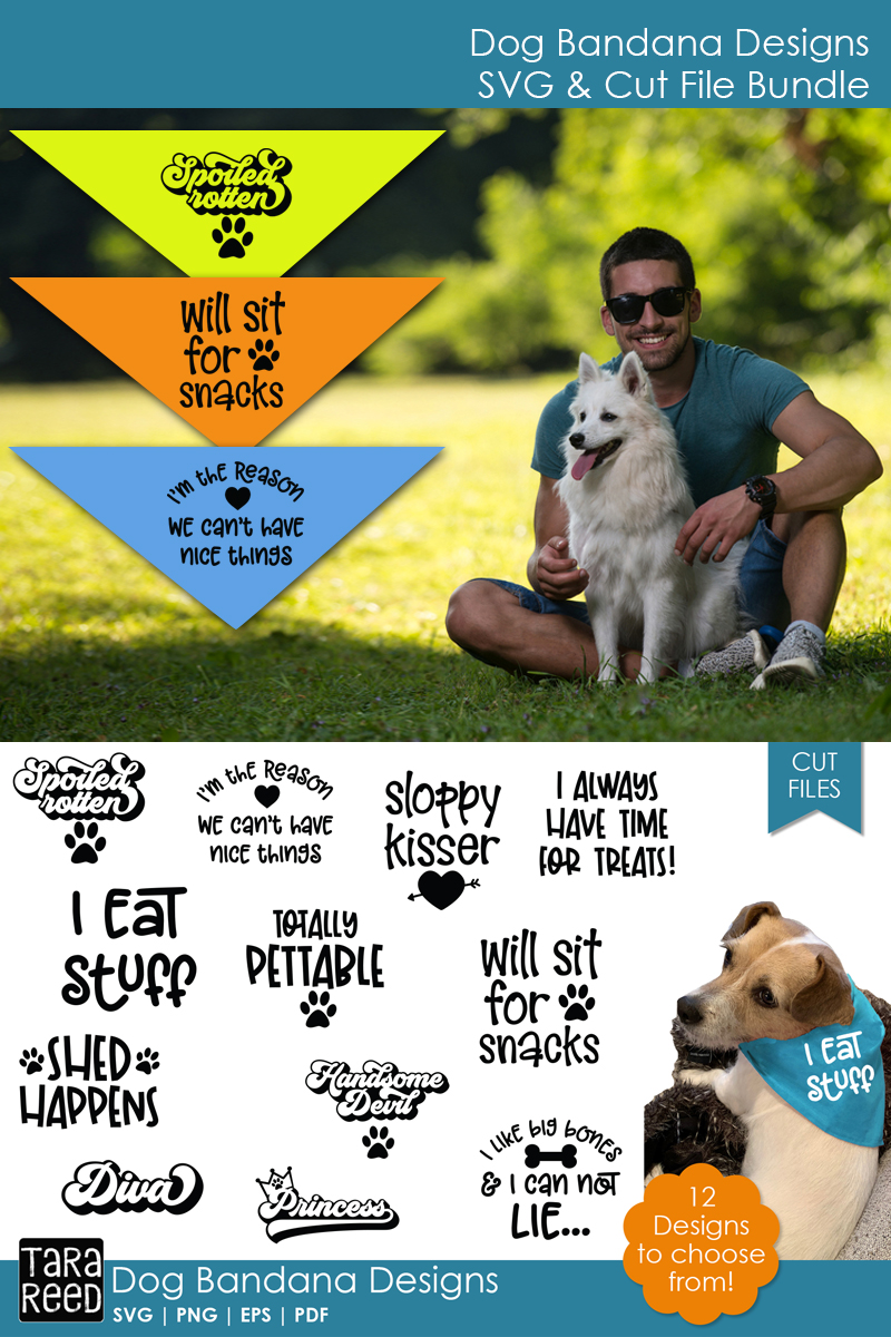 Download Dog Bandana Designs - Dog SVG and Cut Files for Crafters