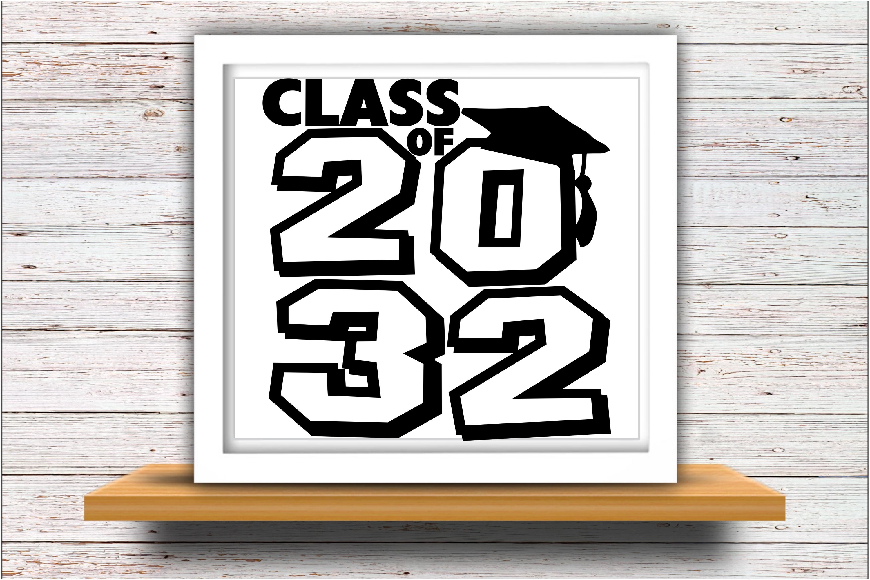 Download Kindergarten SVG DXF Silhouette Cameo Cricut Class of 2032 ...