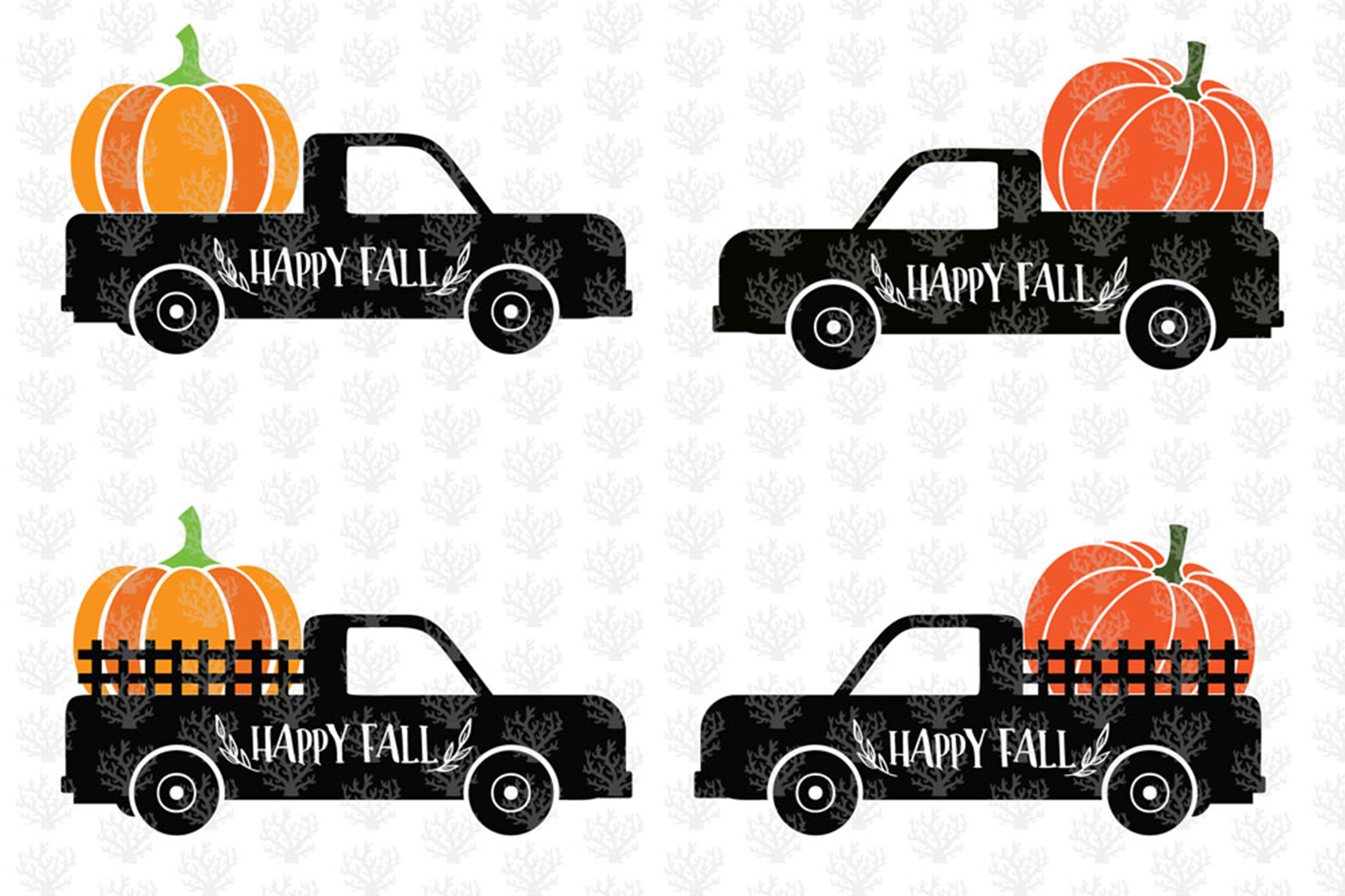 Download Happy Fall Pumpkin Truck - Thanksgiving SVG EPS DXF PNG ...