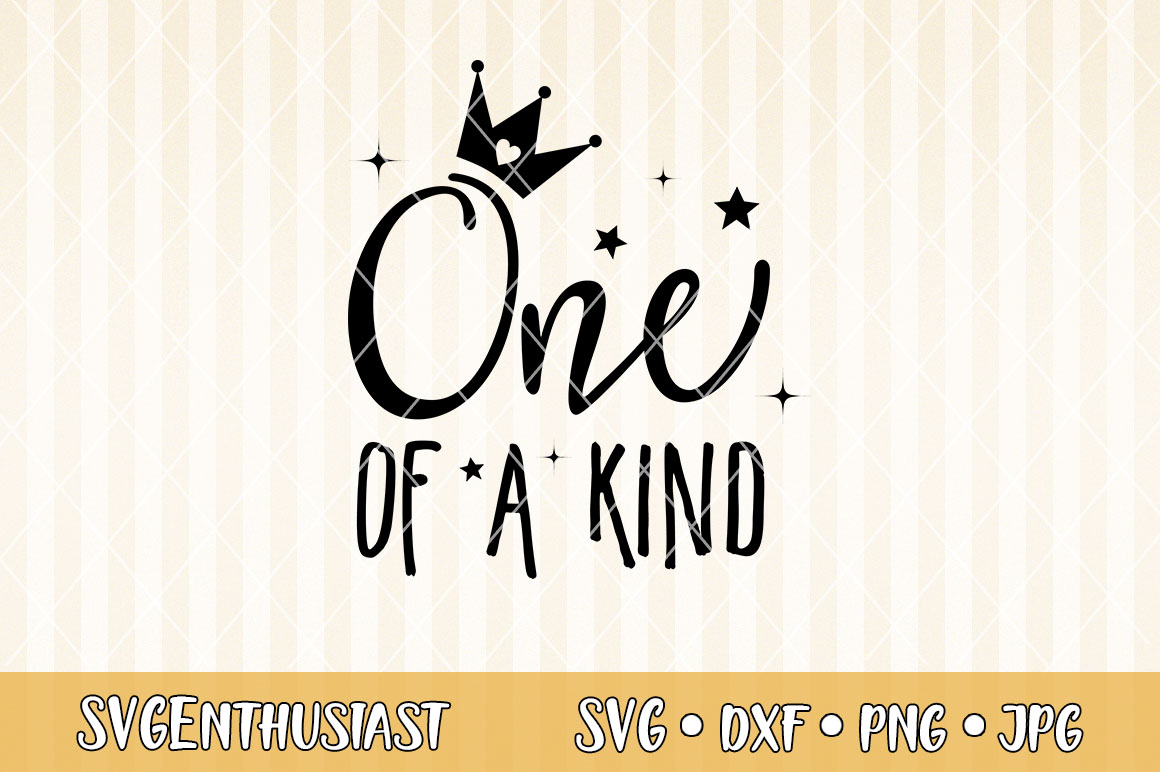 One of a kind SVG cut file