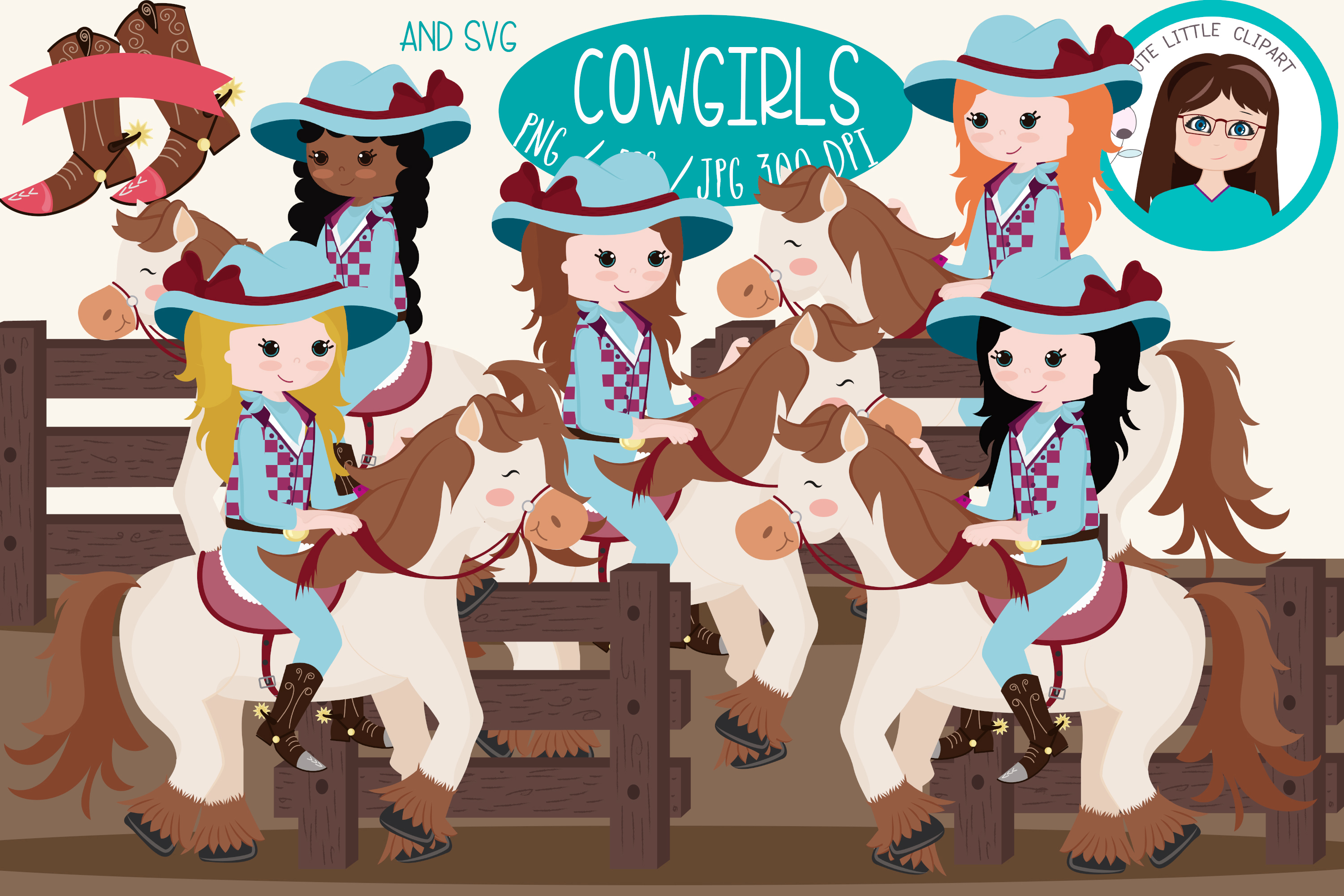 Download Cowgirls vector, svg, png
