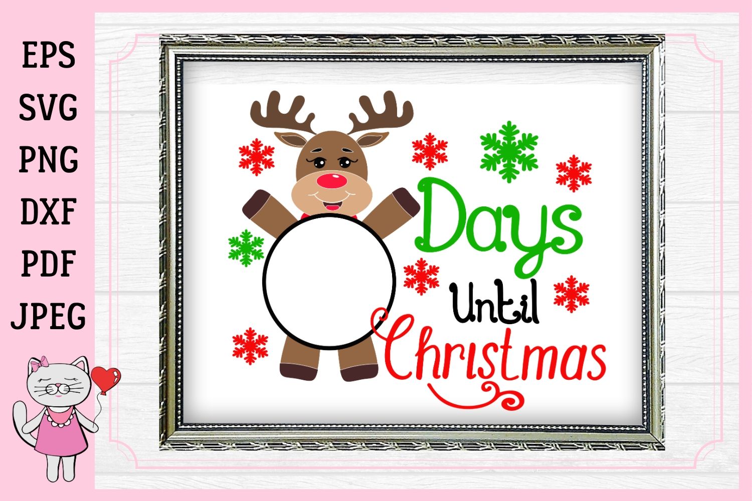 Days Until Christmas SVG, christmas countdown, Svg Cut Files