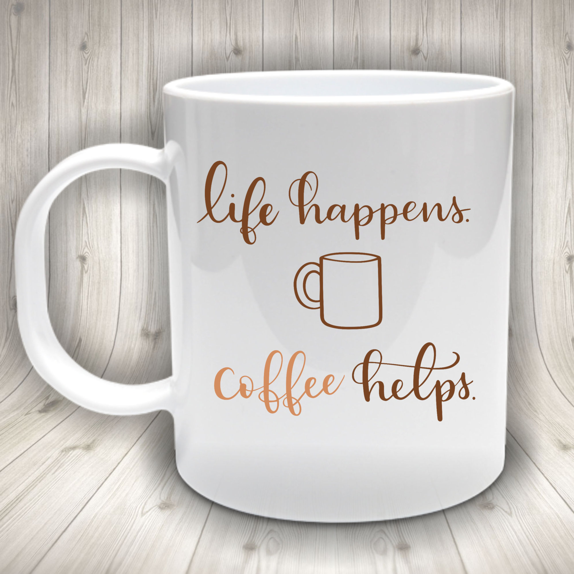 Download Coffee SVG - Life happens, coffee helps, handlettered ...