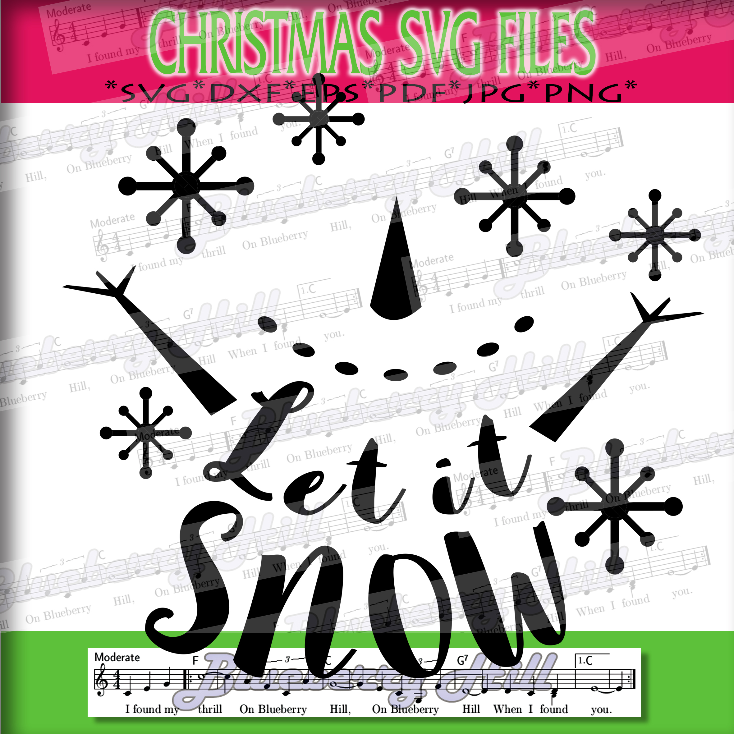 Download Let it snow svg - Snow Cute SVG - Christmas SVG - Snow SVG