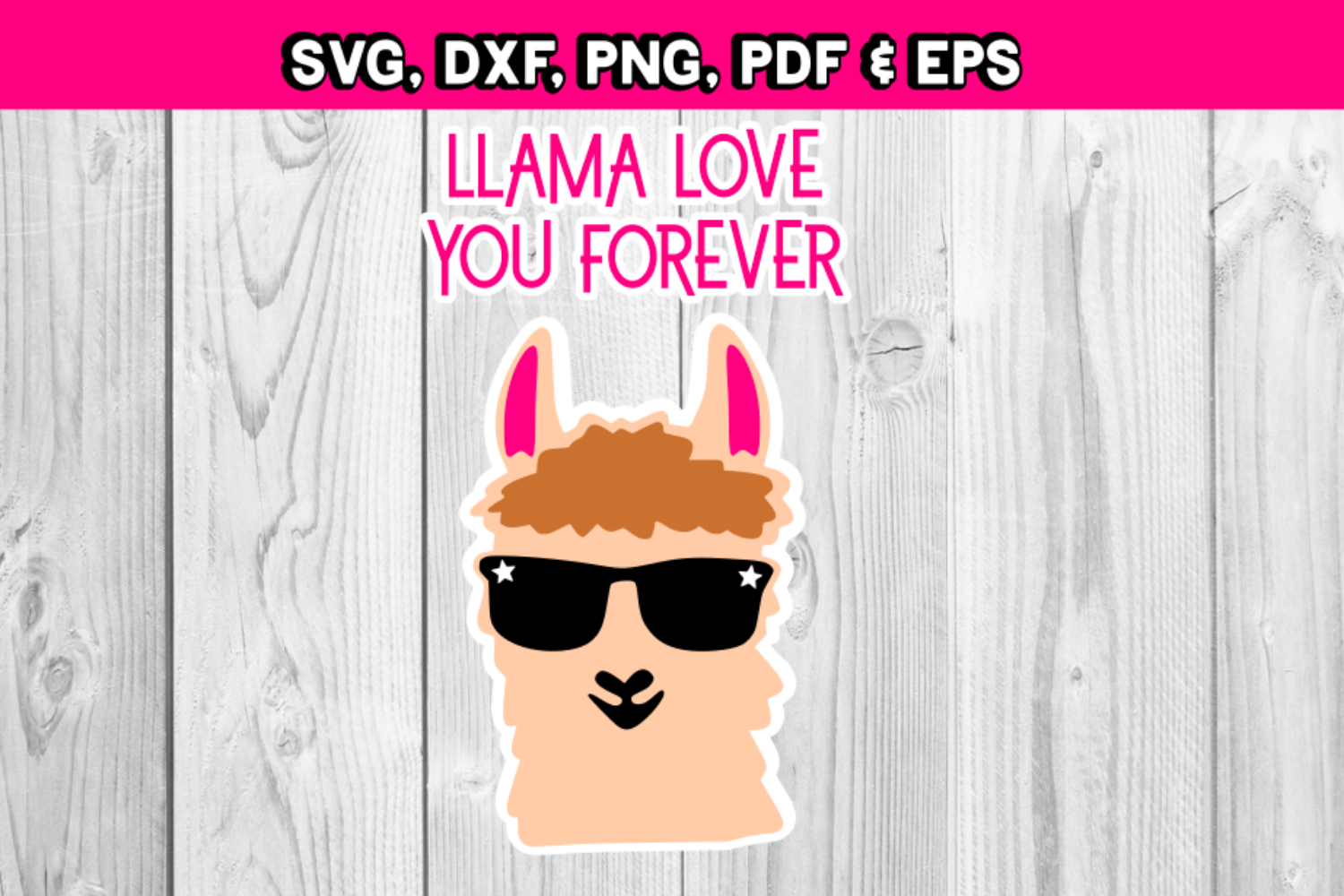 Llama svg file - Llama love you forever - layered svg file