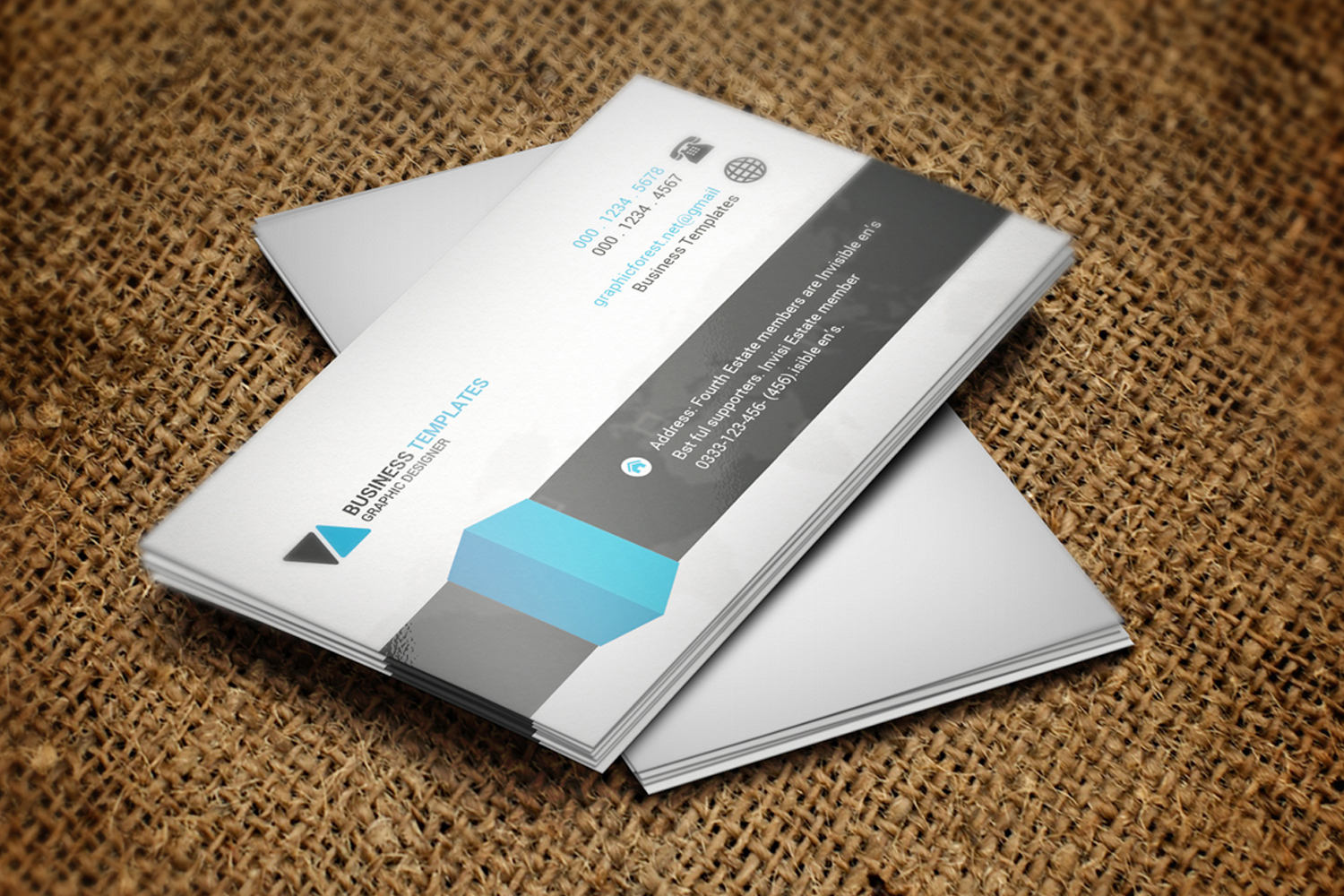 Consulting Business Card (194714) Business Cards Design Bundles
