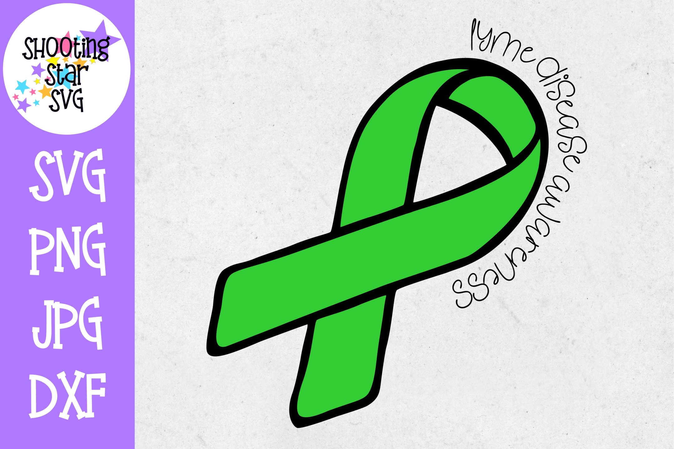Lyme Disease Awareness SVG Awareness Ribbon SVG
