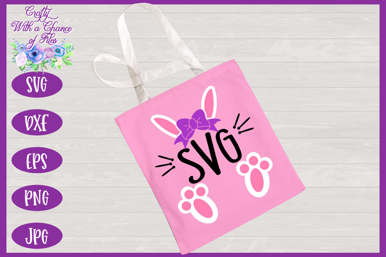 Download Easter Bunny SVG - Girl Monogram Basket & Shirt Design