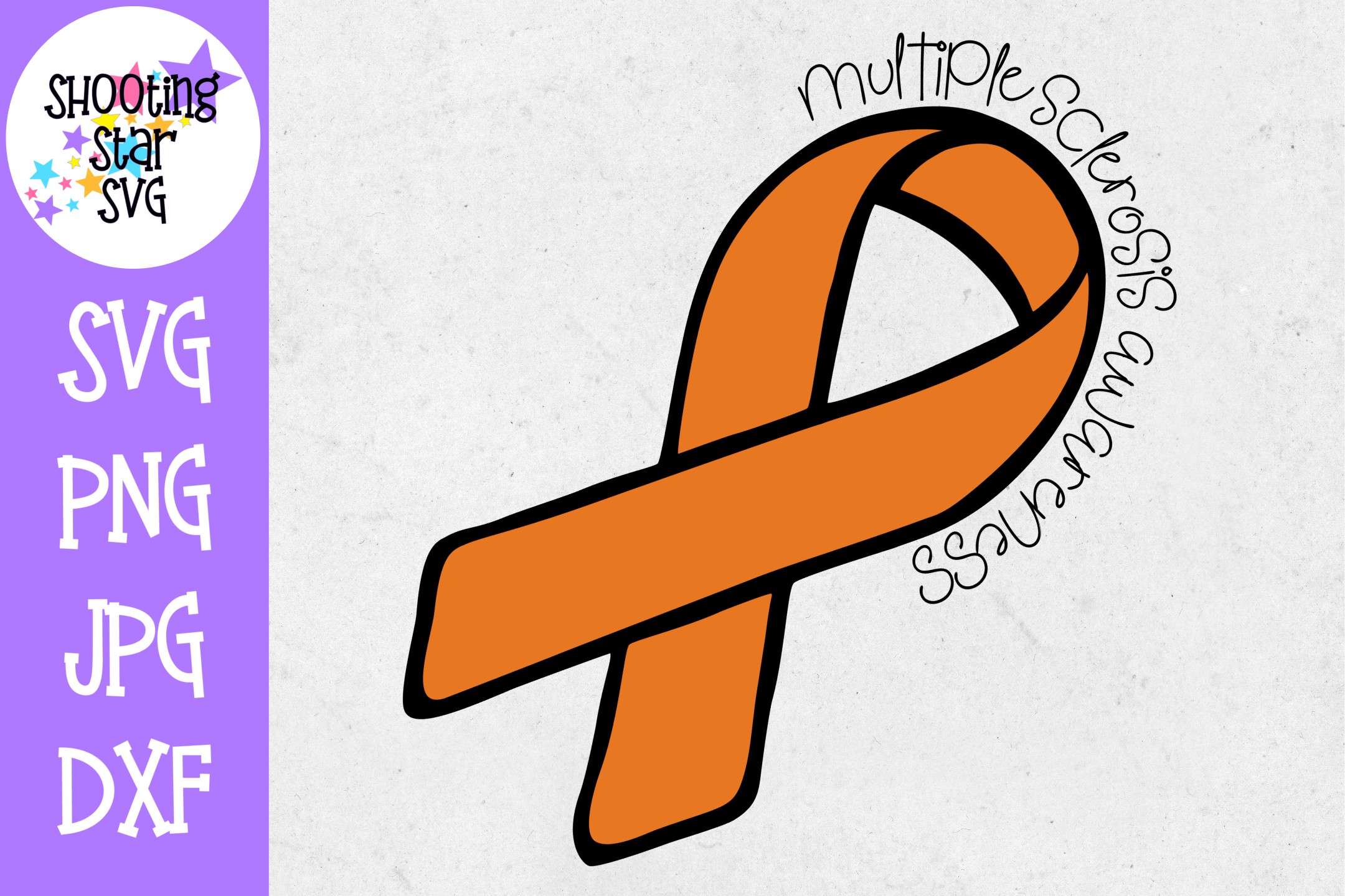 Multiple Sclerosis Awareness SVG - Awareness Ribbon SVG