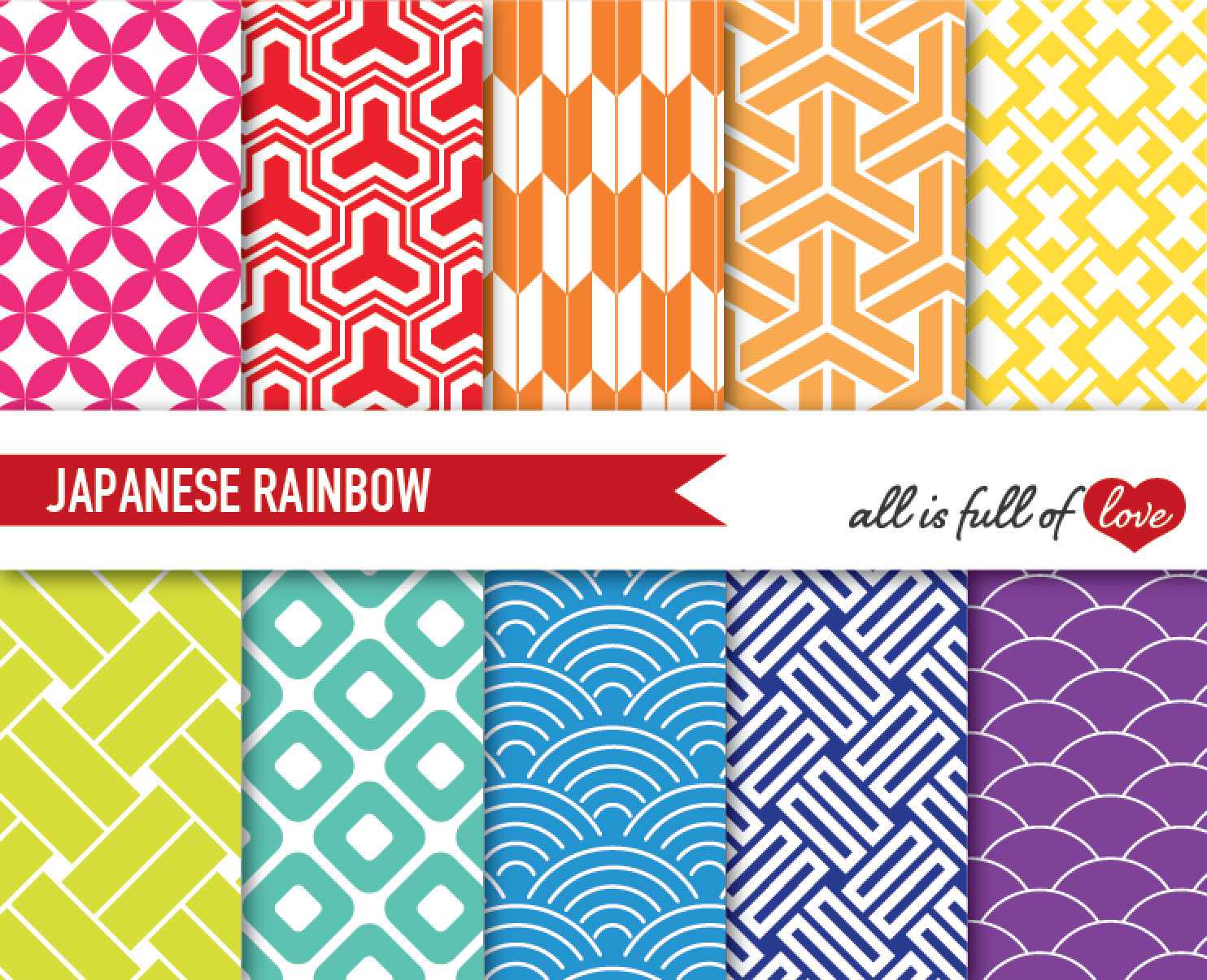 Download Rainbow Backgrounds Japanese Digital Graphics to Print ...