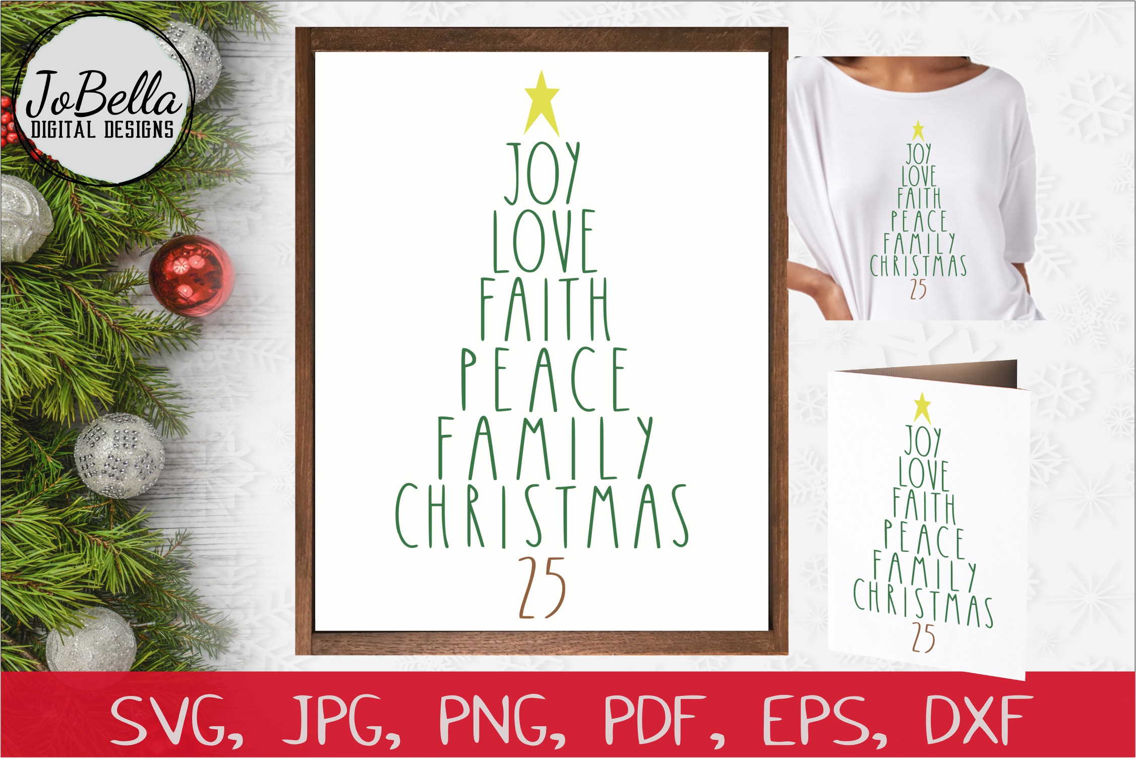 Christmas SVG Bundle, Sublimation PNGs and Printables