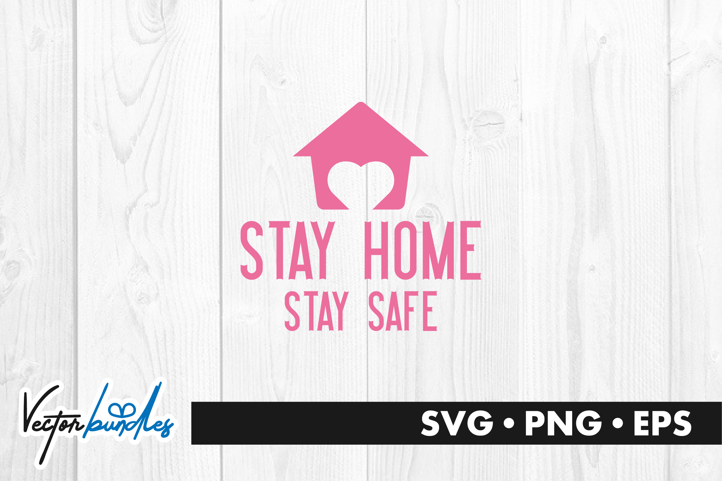 Download Stay home stay safe quote svg