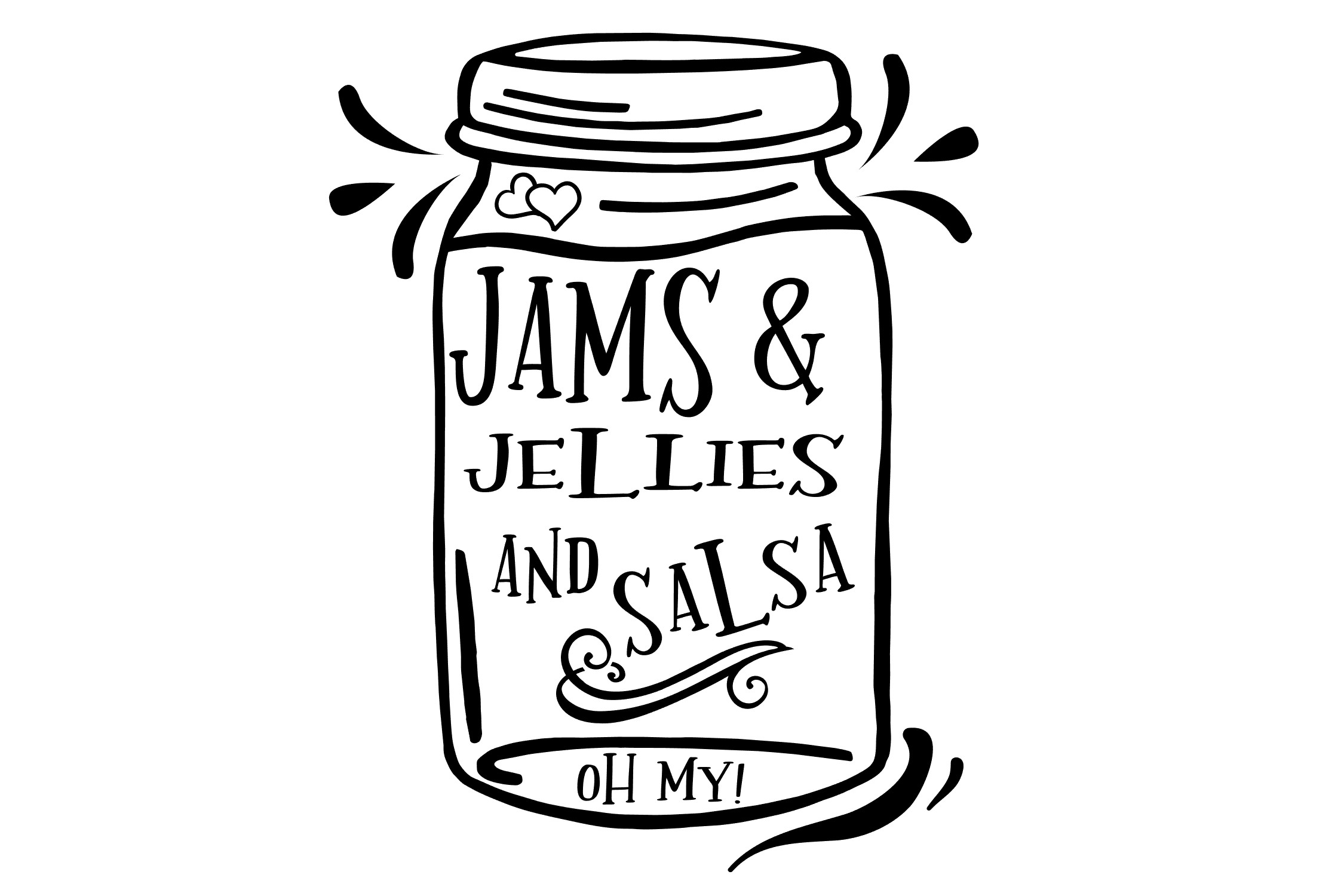Download Mason Jar - Jams, Jellies, & Salsa - SVG PNG EPS (106738 ...
