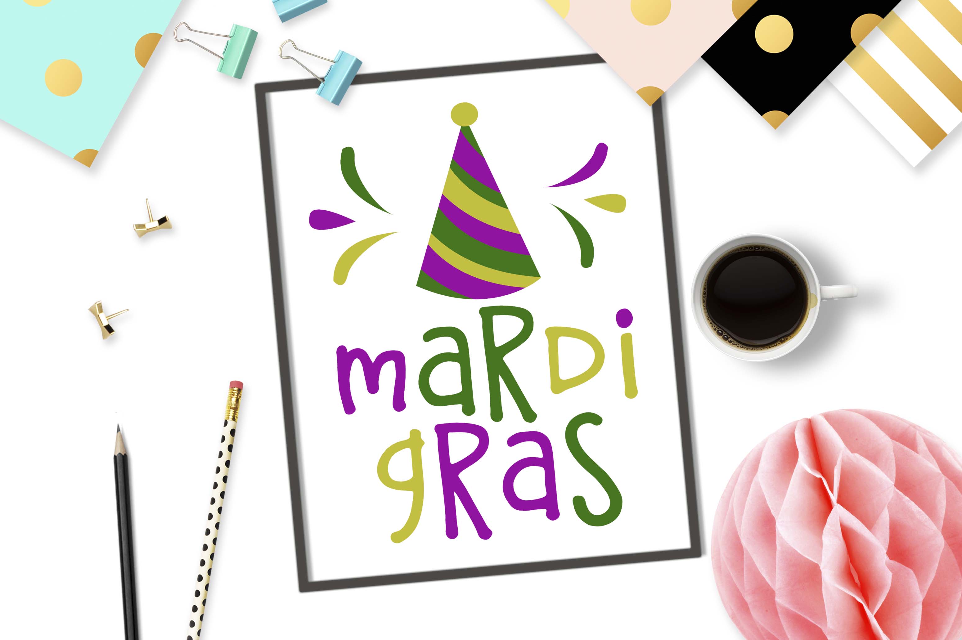 Mardi Gras Svg Dxf Png Eps 51740 Cut Files Design Bundles