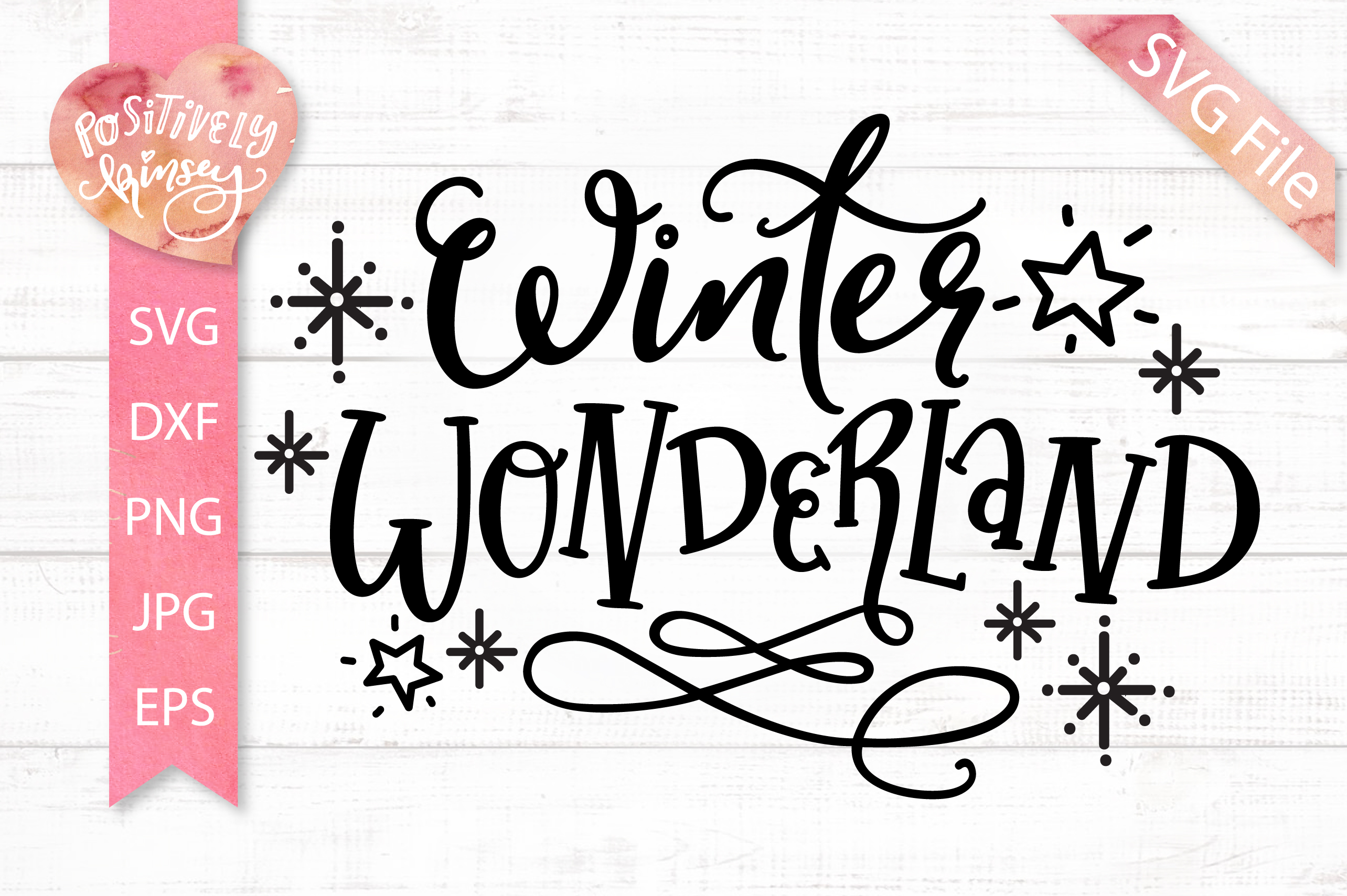 Download Winter Wonderland SVG DXF PNG EPS Christmas Quote SVG File