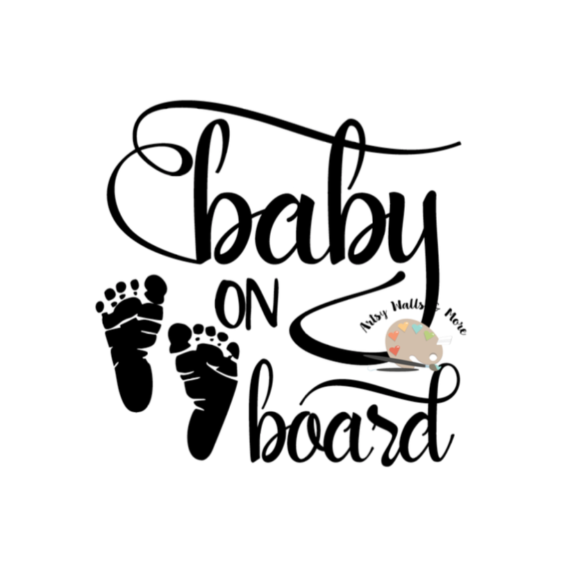 Free Free 130 Cricut Baby On Board Svg SVG PNG EPS DXF File