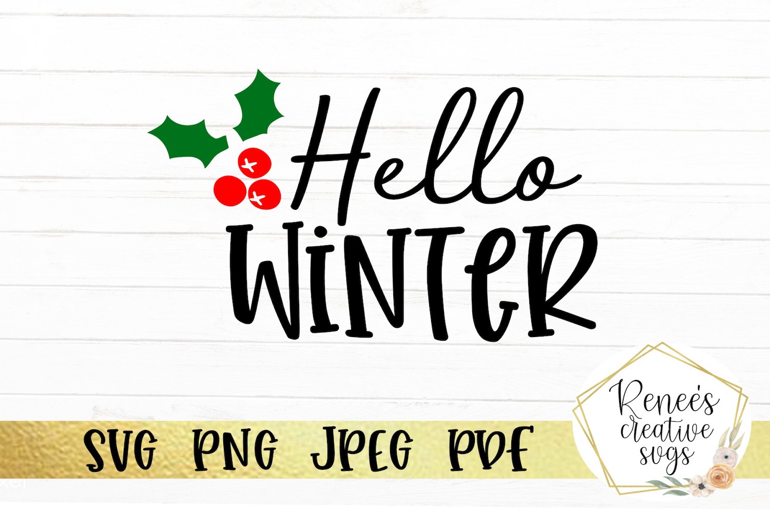 Download Hello Winter| Christmas Saying| SVG Cut File