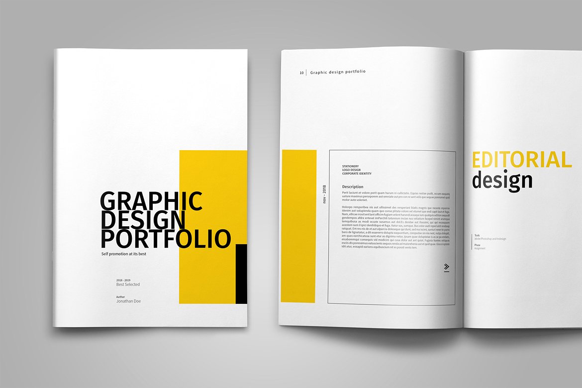  Graphic  Design Portfolio  Template 82404 Brochures 