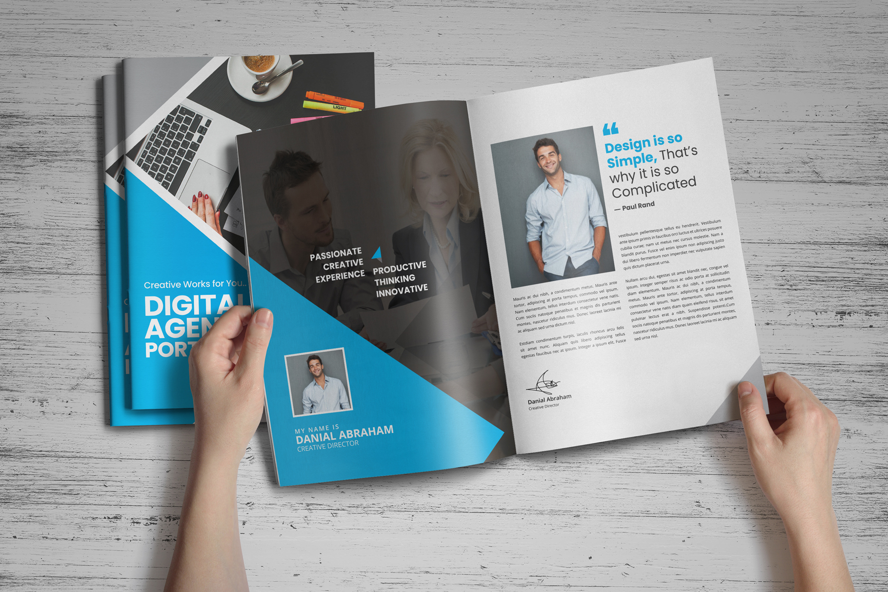 Digital Agency Portfolio Brochure V1 (111759) | Brochures | Design Bundles