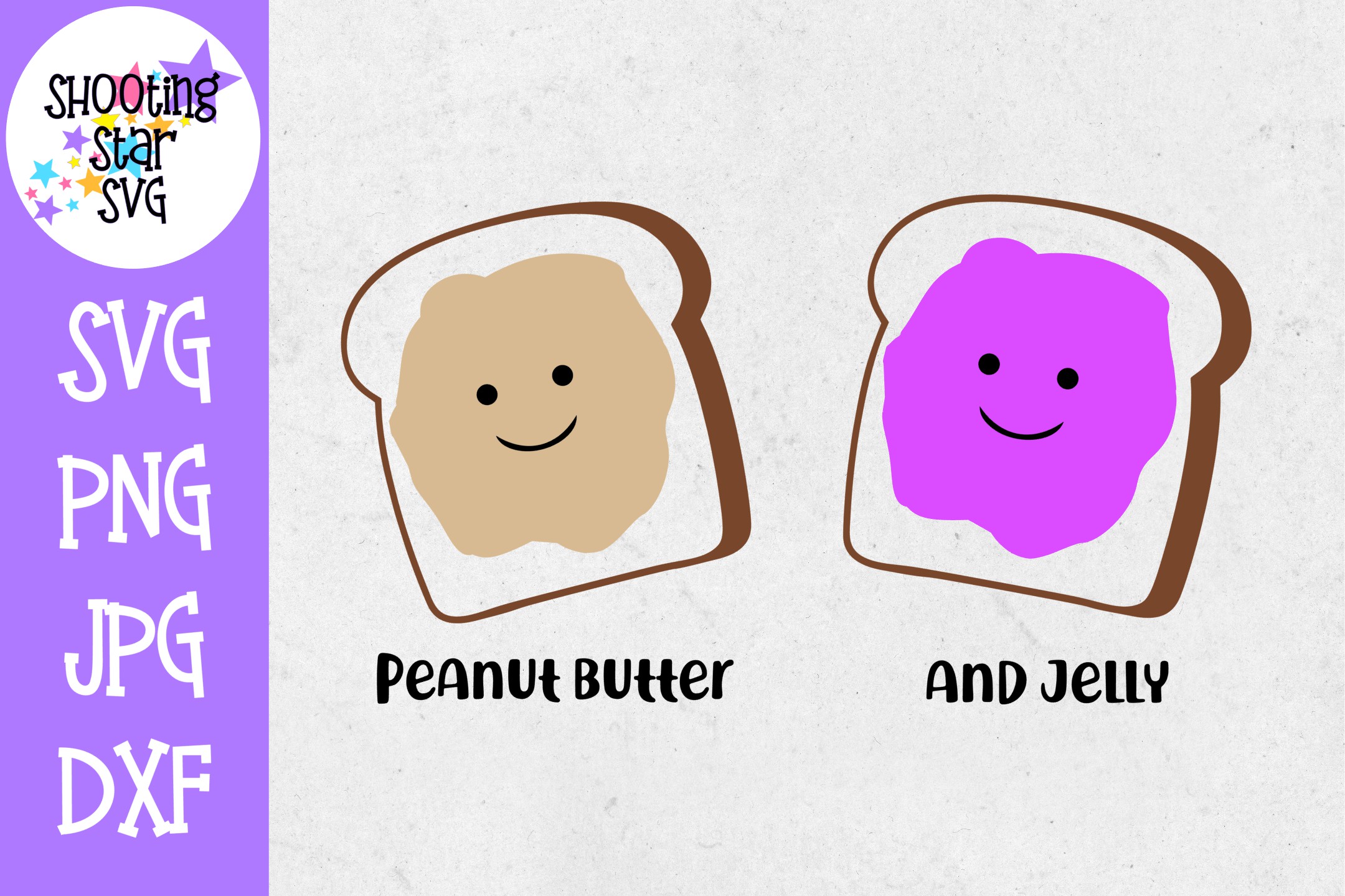 Peanut Butter And Jelly Twin Bodysuit Svg