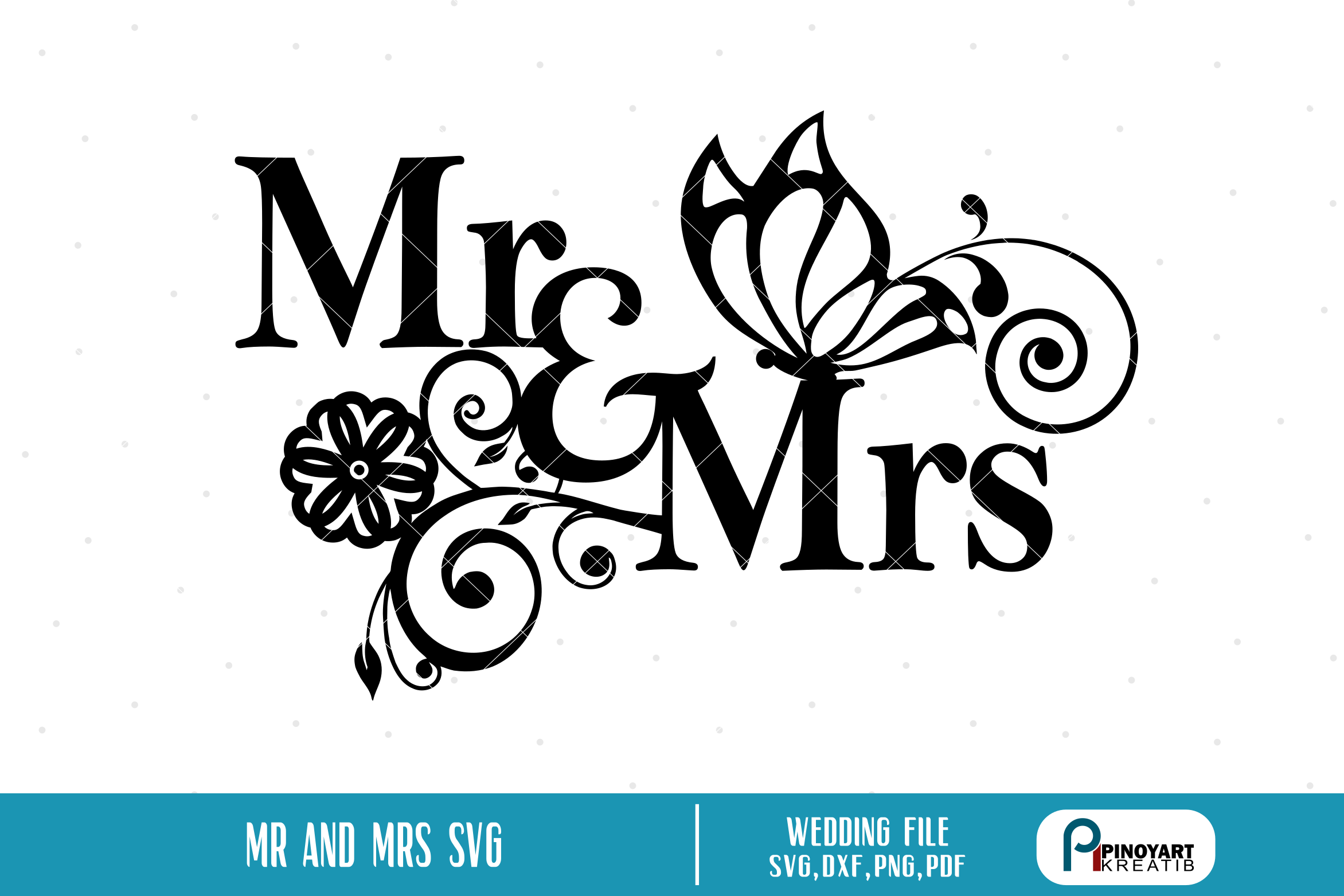 Mr and Mrs SVG, Mr and Mrs Svg File, Wedding Svg File,Vector (119329