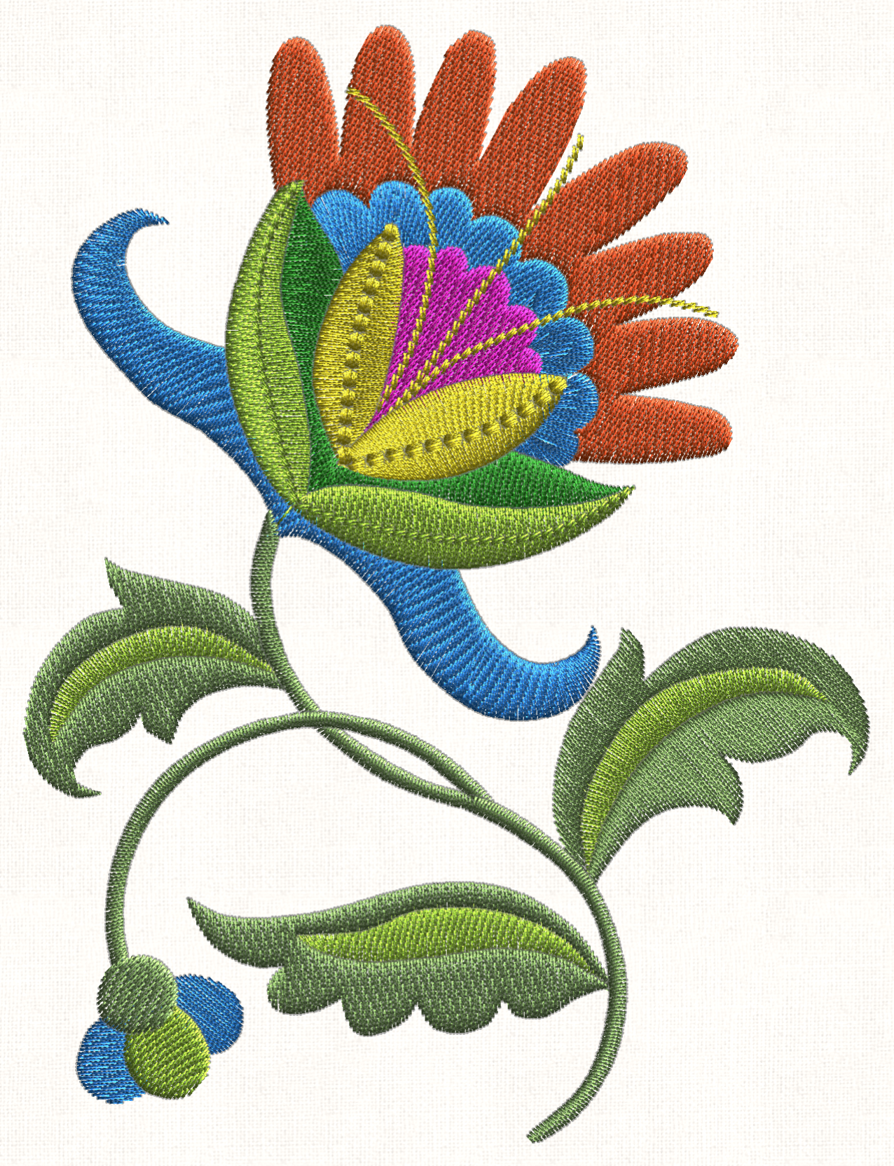 Spring Jacobean Flowers