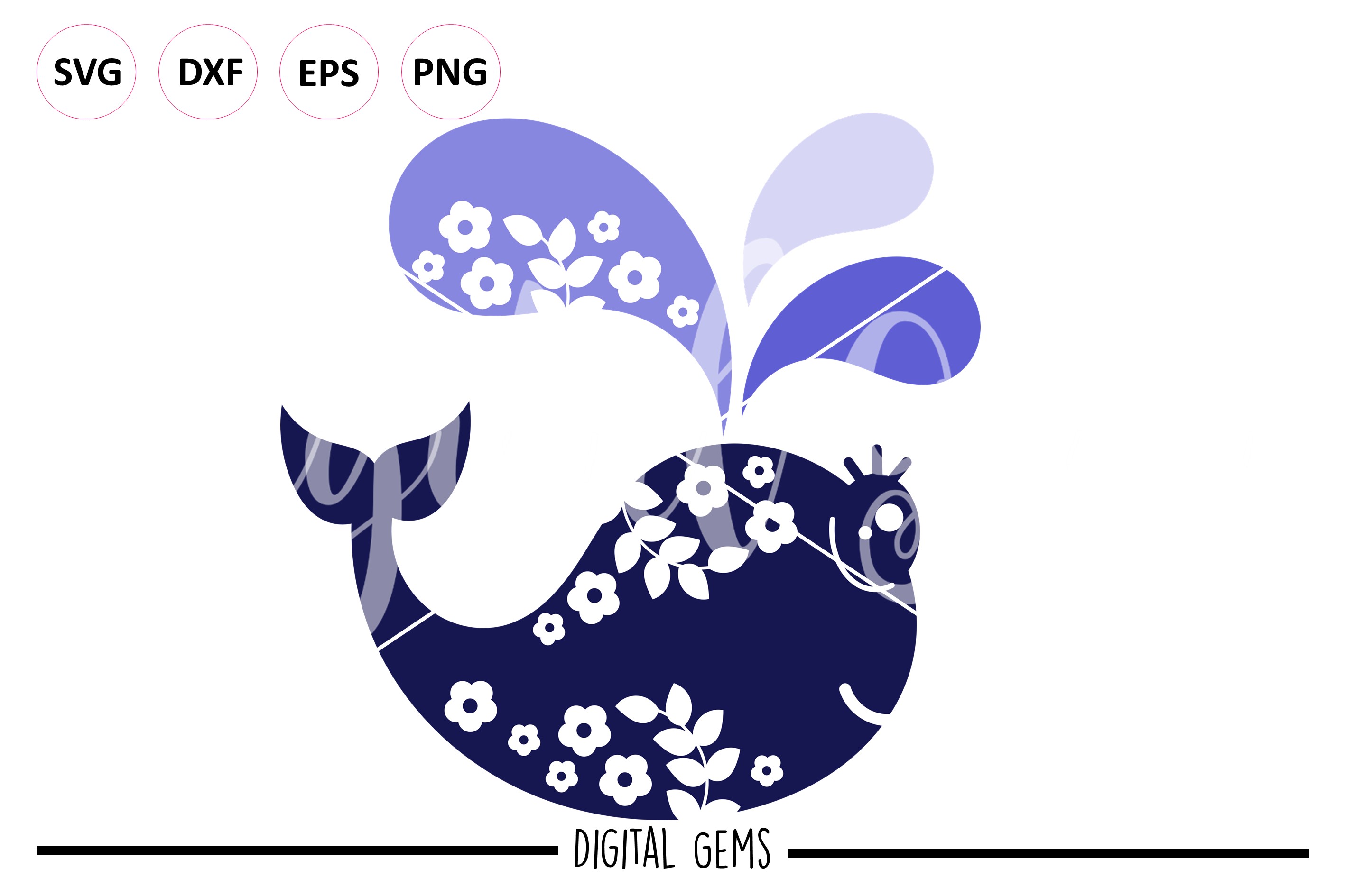 Download Whale SVG EPS DXF PNG file (109536) | SVGs | Design Bundles