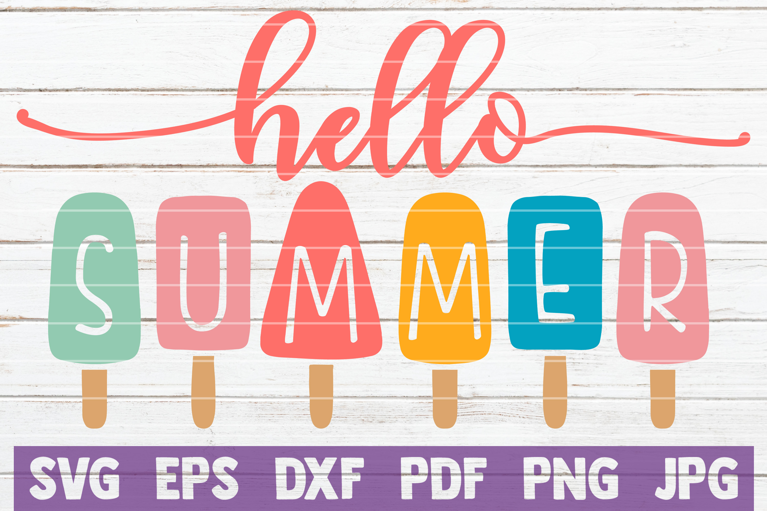 Download Hello Summer SVG Cut File | commercial use